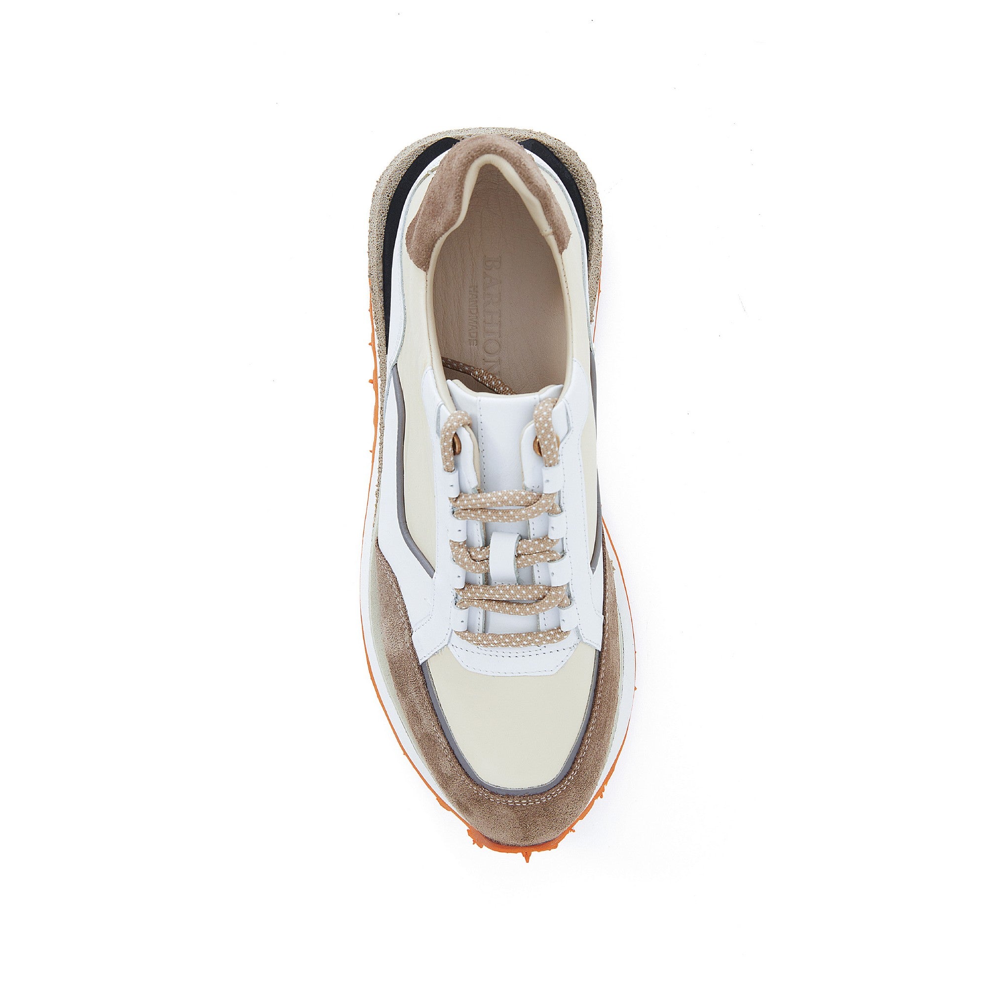 Men's Floater Leather Handmade Sneakers M8026 12