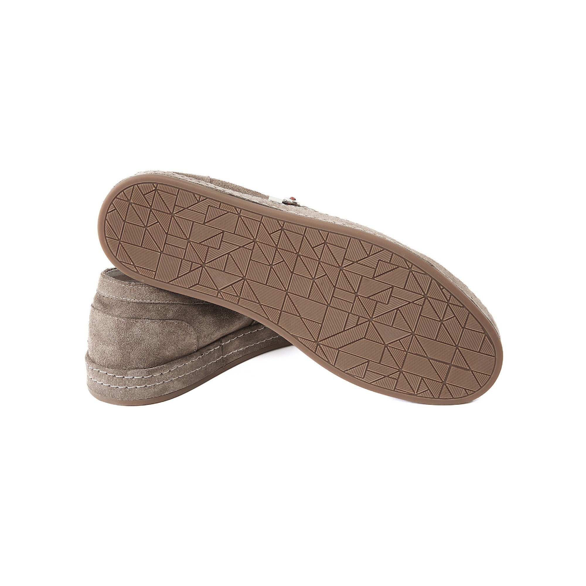 Men's Suede Calf Leather Handmade Espadrilles M9006 10