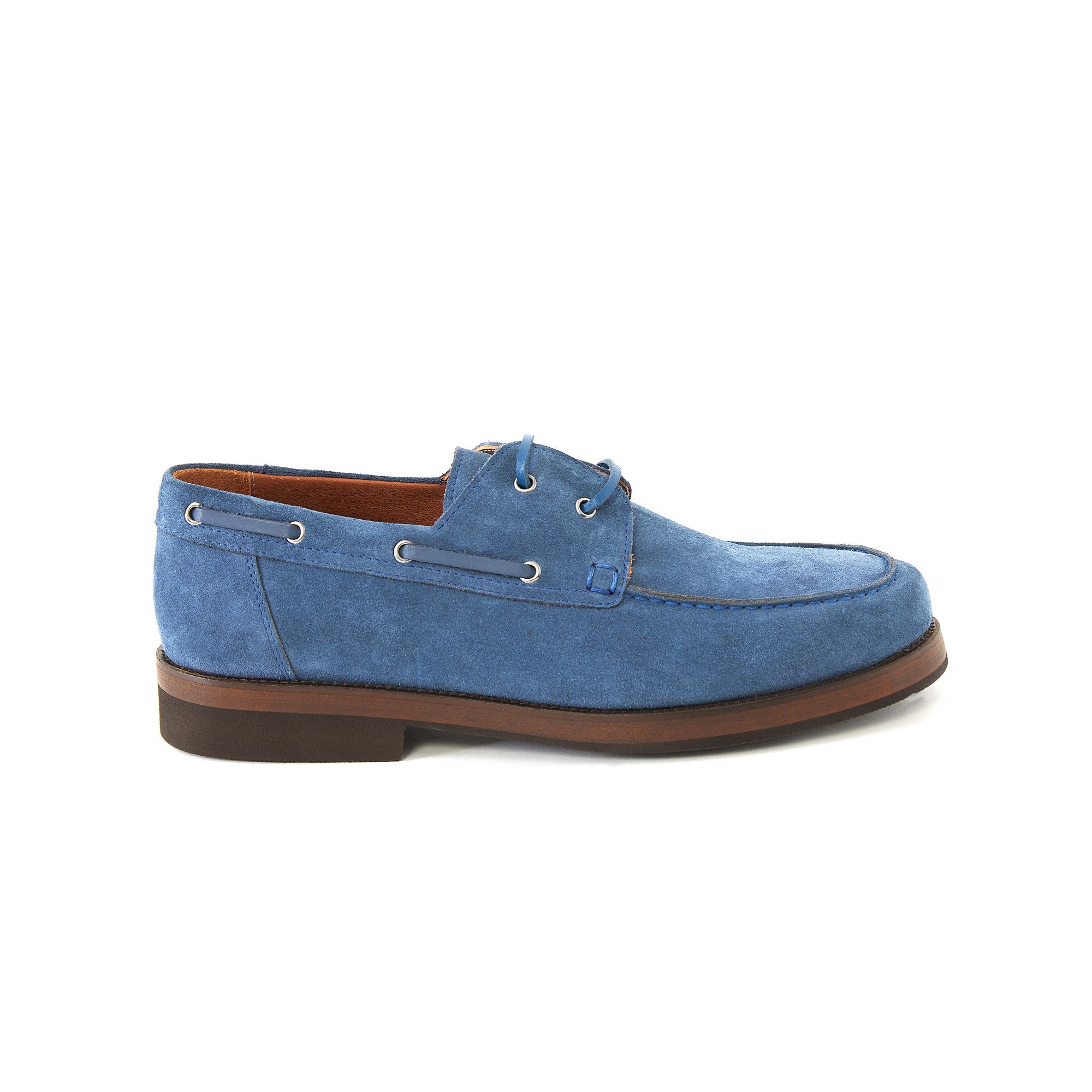 Men's Suede Calf Leather Handmade Moccasin M9009 1