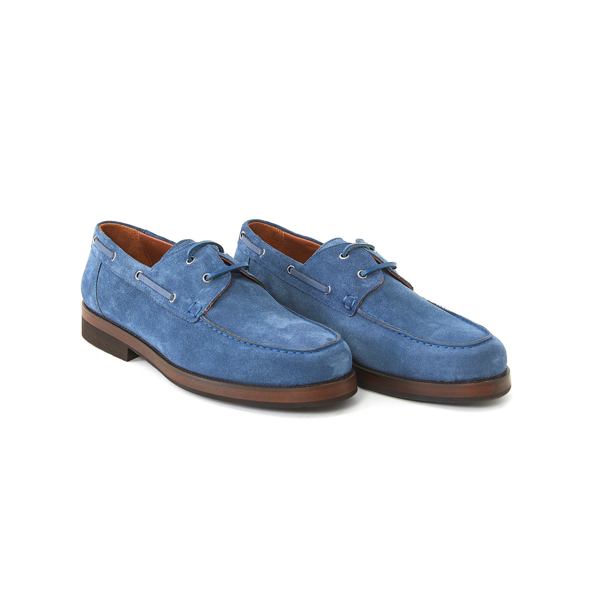 Men's Suede Calf Leather Handmade Moccasin M9009 2