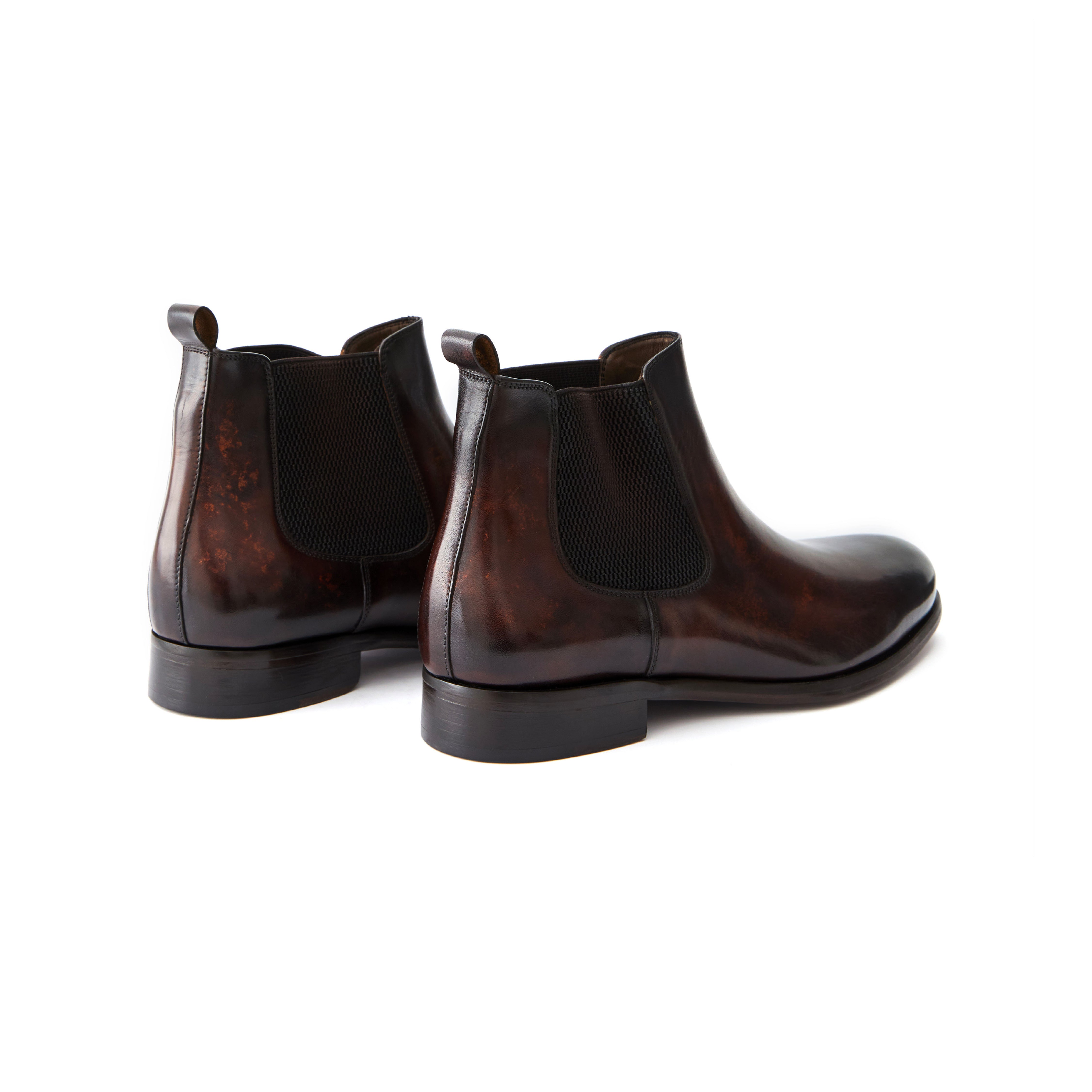 Men's Calf Leather Handmade Chelsea Boots M10004 8