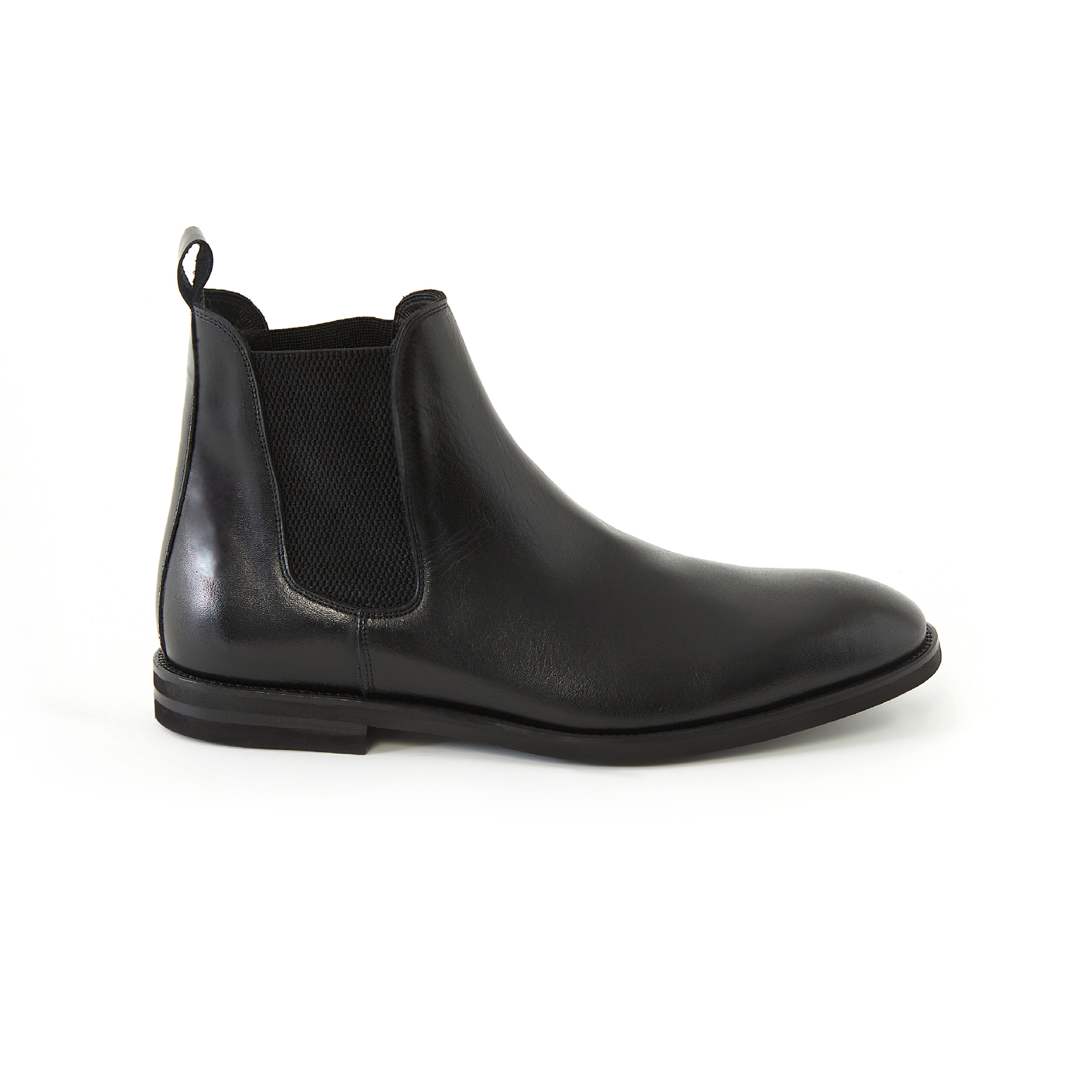 Men's Calf Leather Handmade Chelsea Boots M10003 1