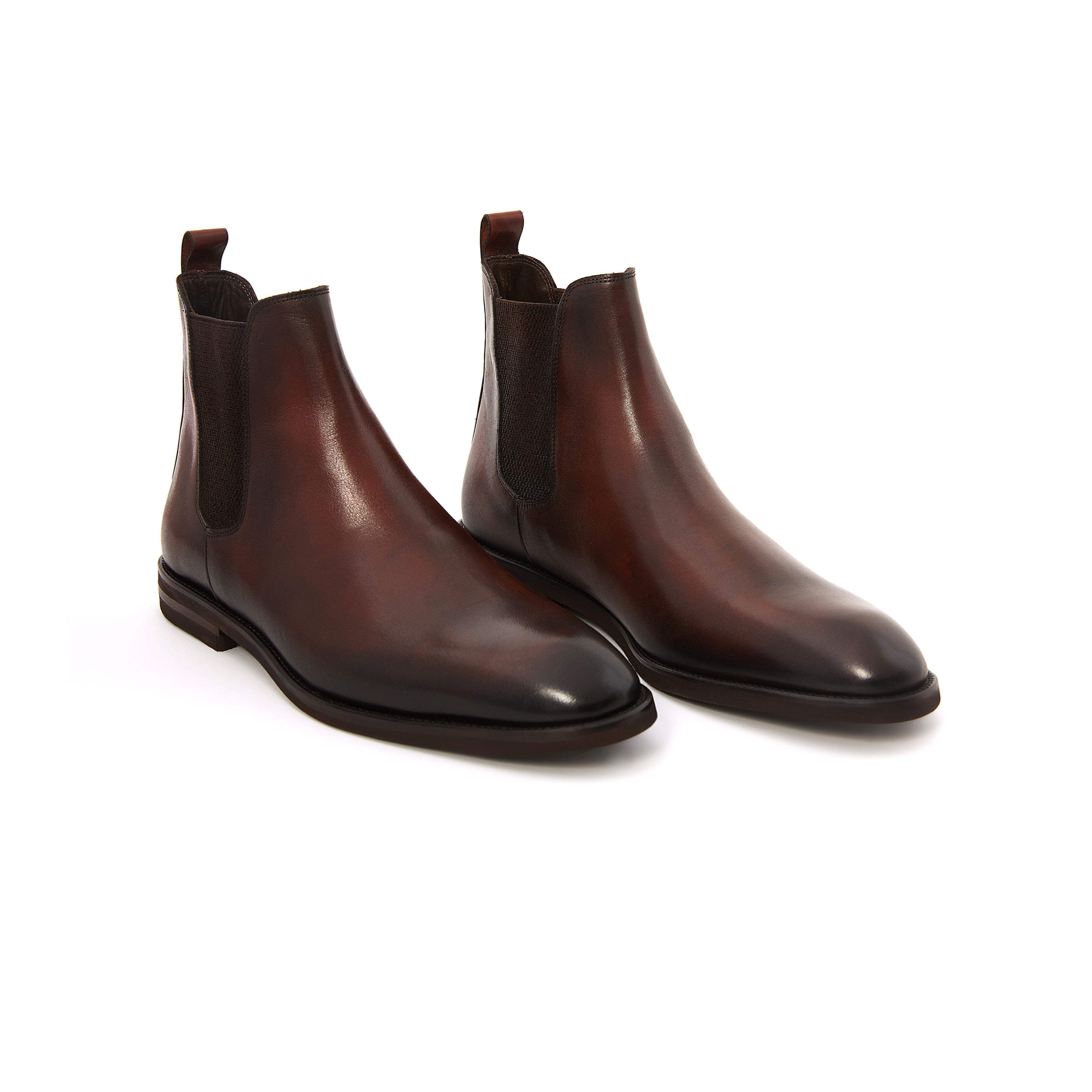 Men's Calf Leather Handmade Chelsea Boots M10003 6