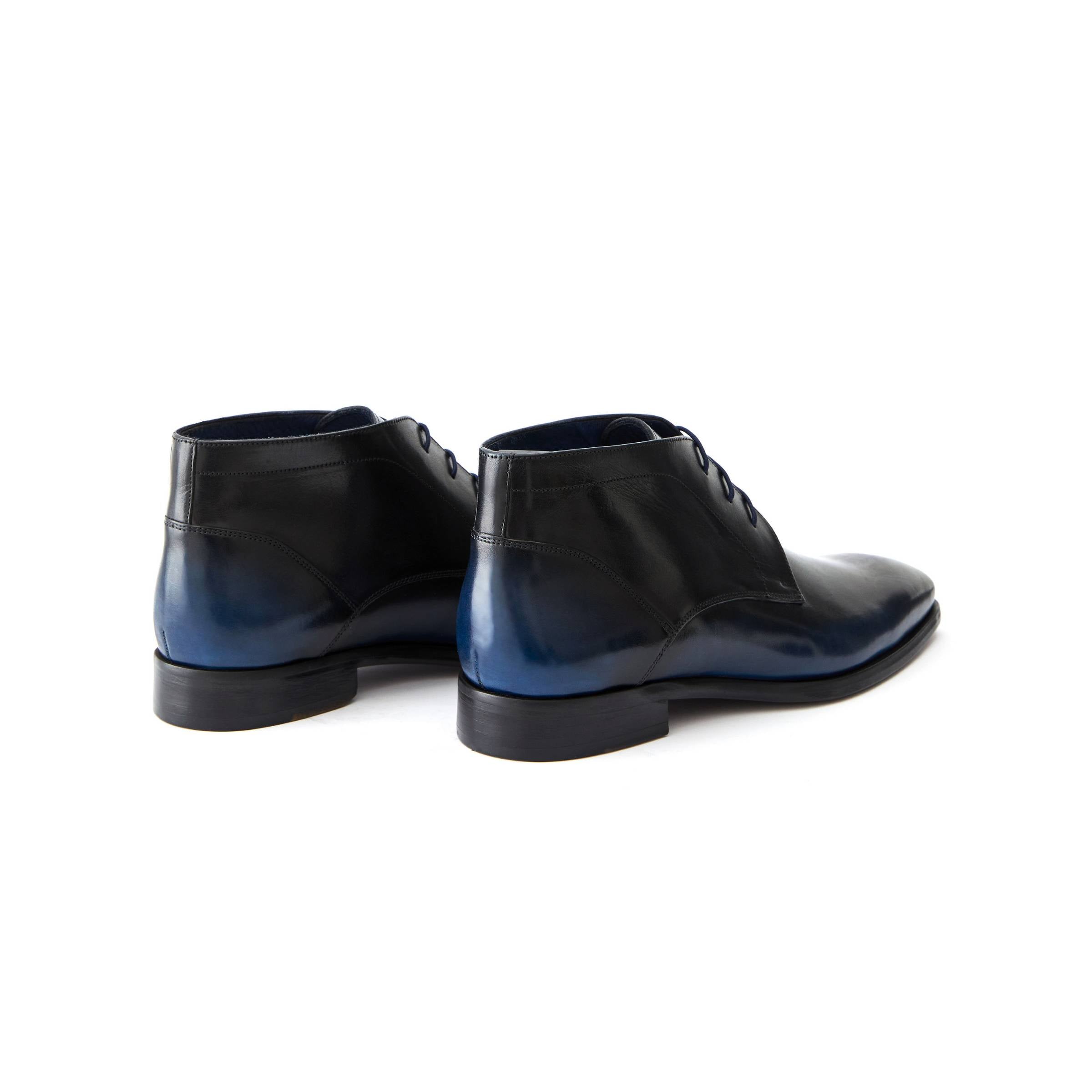 Men's Calf Leather Handmade Derby Boots M10001 3