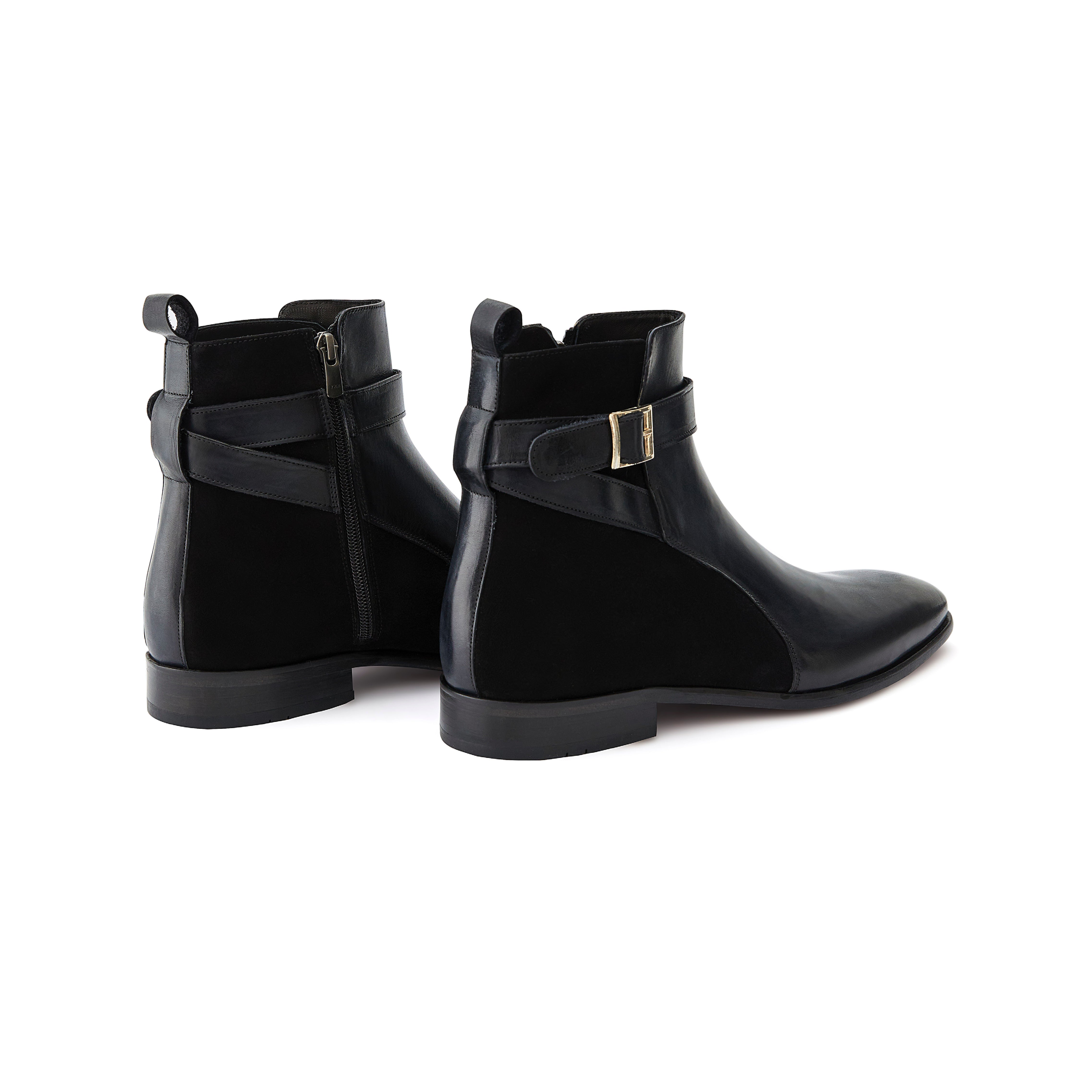 Men's Calf Leather Handmade Chelsea Boots M10002 7