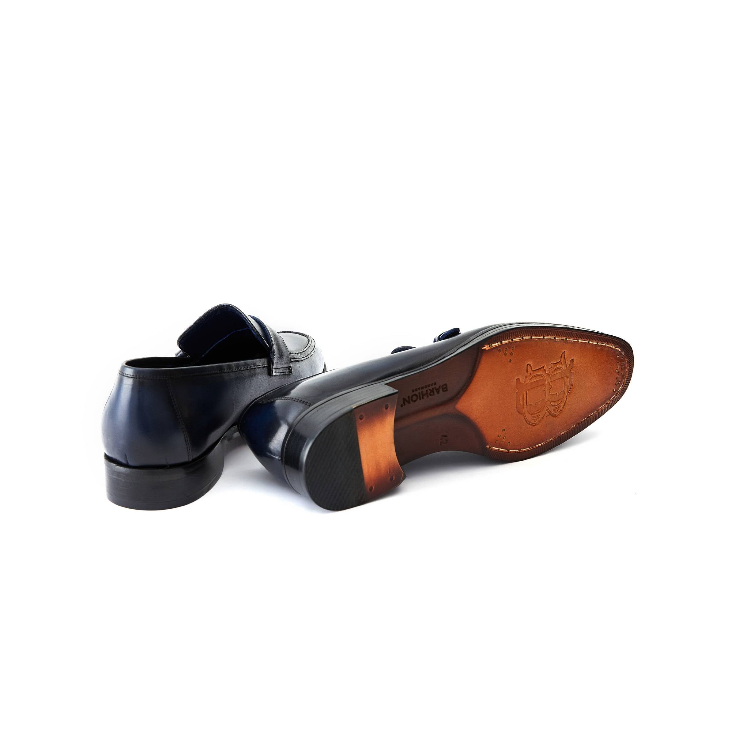 Men's Calf Leather Handmade Moccasin M7029 11
