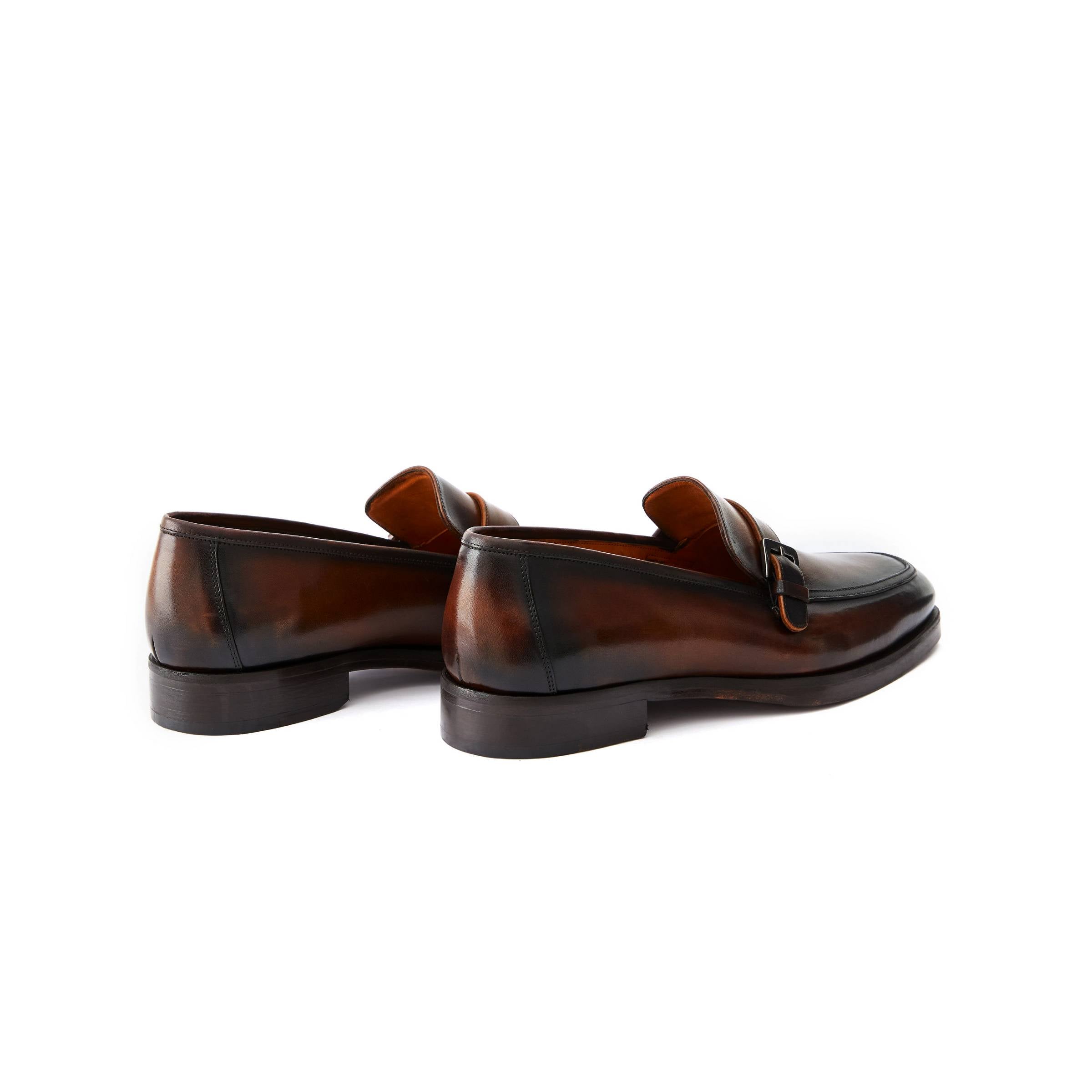 Men's Calf Leather Handmade Moccasin M7029 3