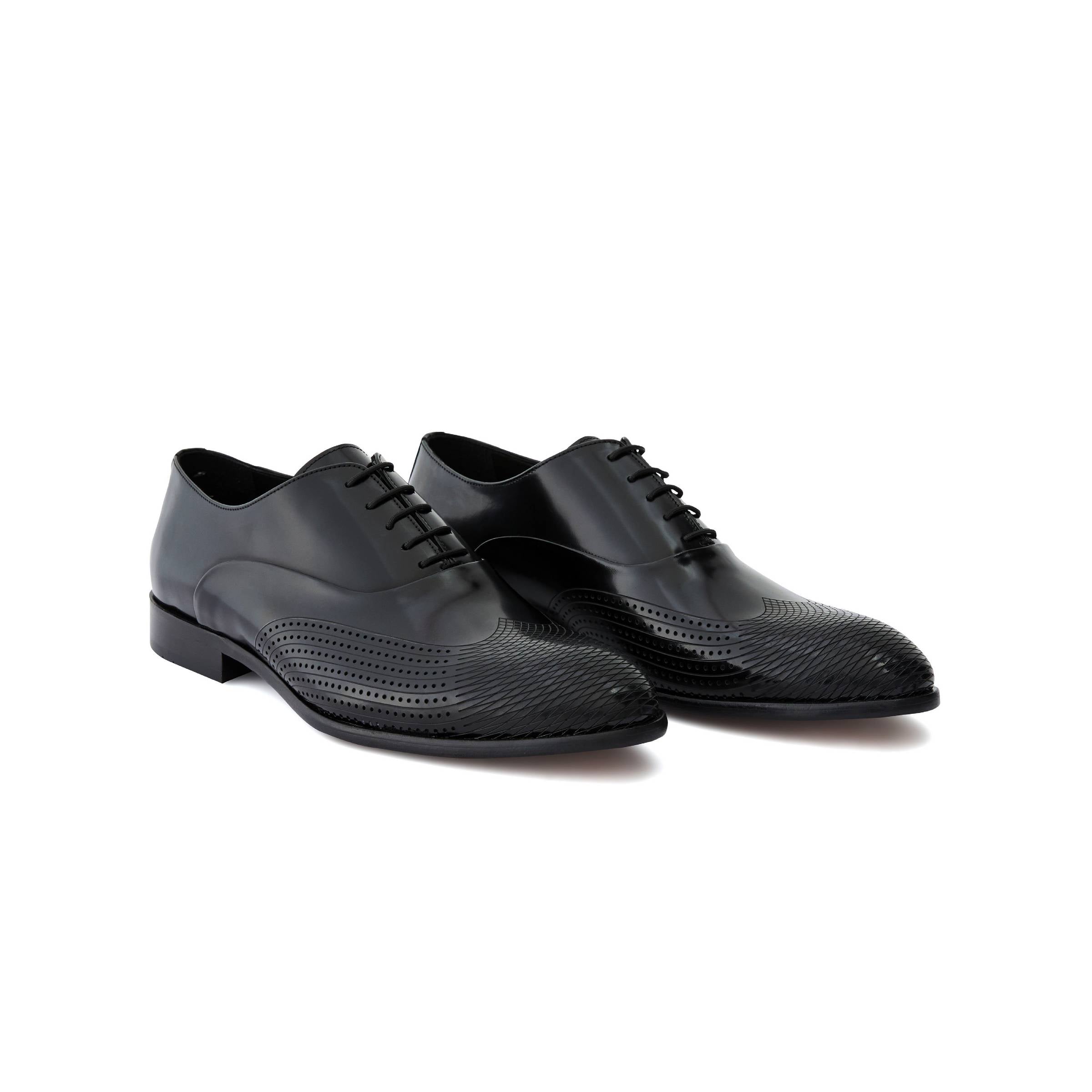 Men's Calf Leather Lace Up Handmade Oxford M7038 9