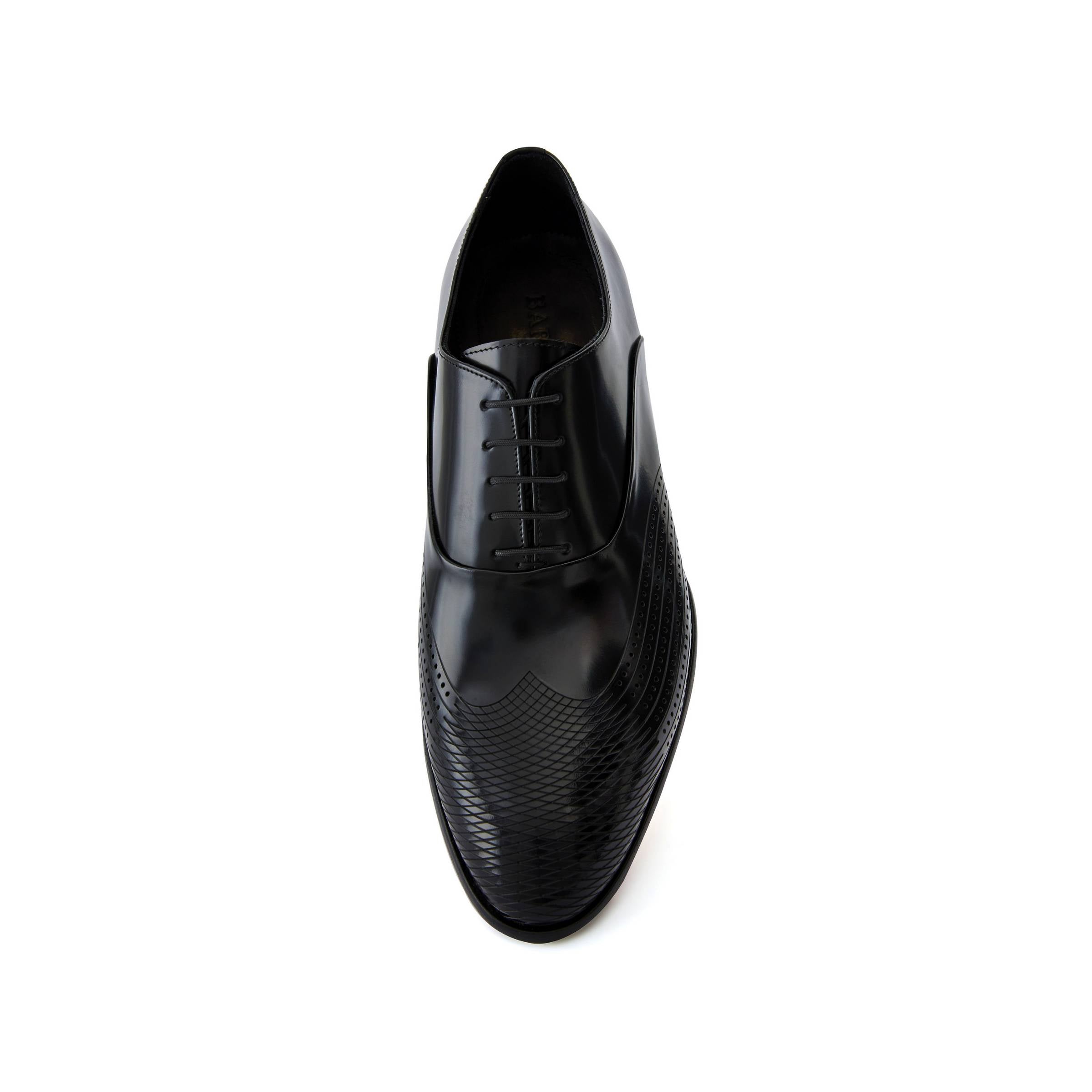 Men's Calf Leather Lace Up Handmade Oxford M7038 12