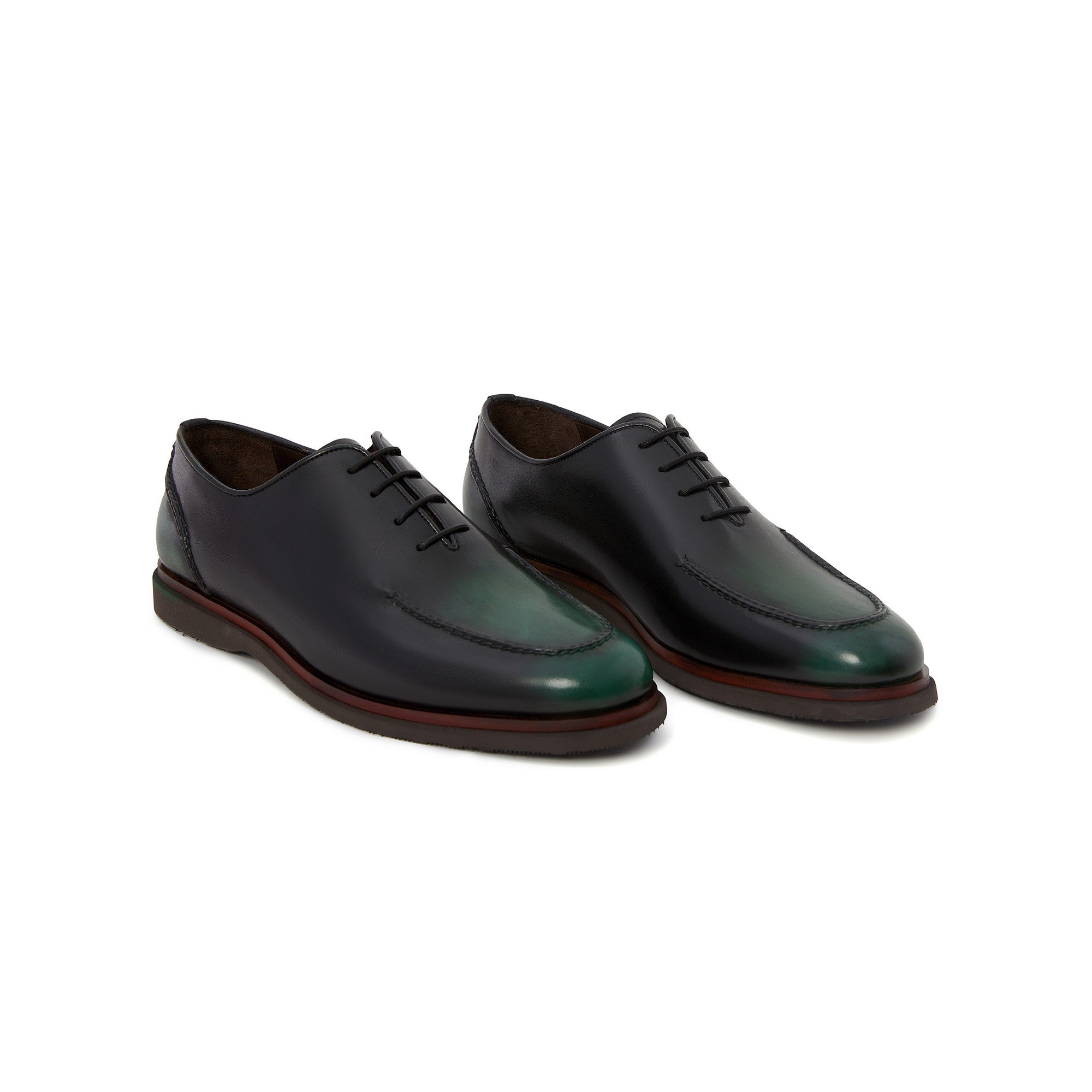 Men's Calf Leather Lace Up Handmade Oxford M7032 2