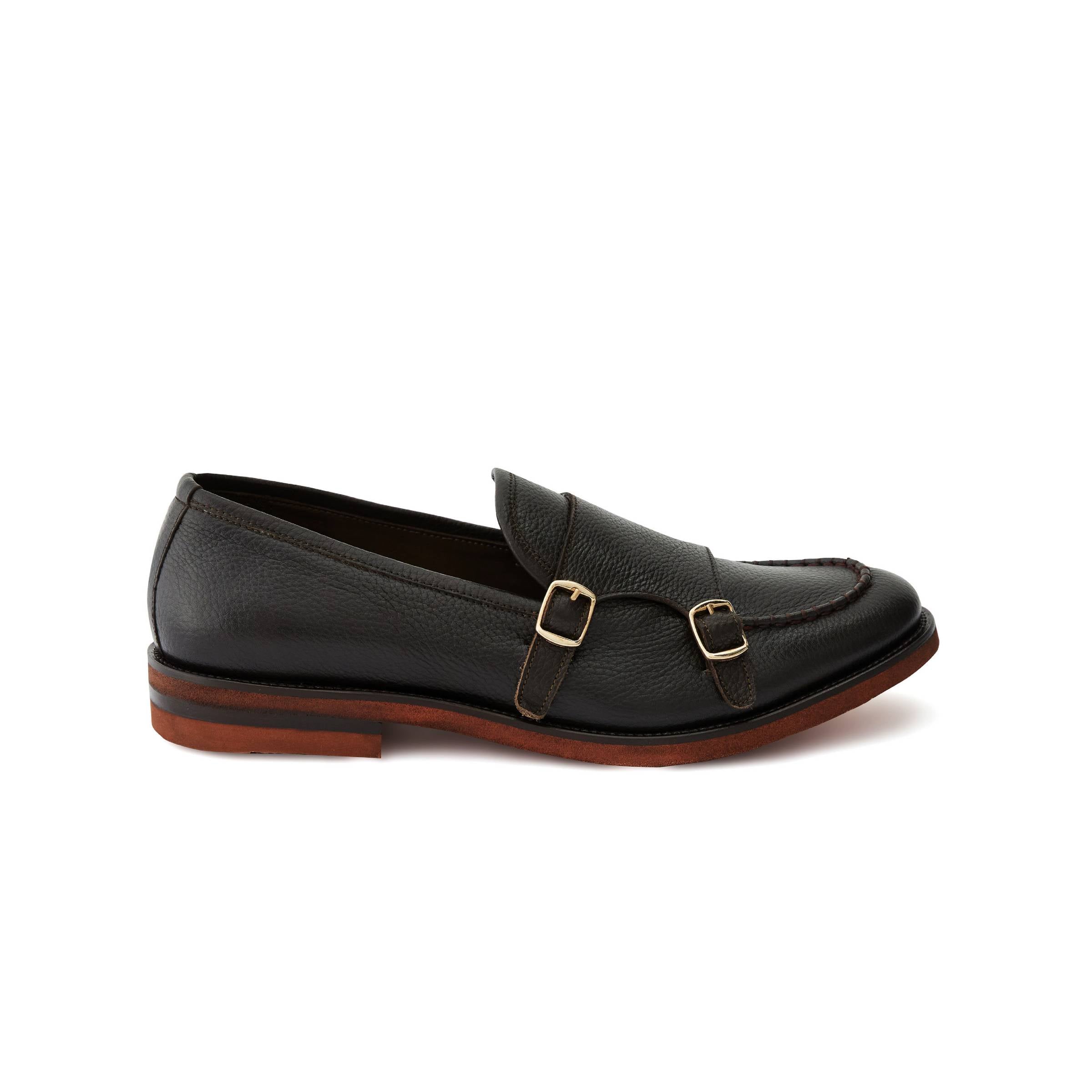 Men's Floater Leather Handmade Monk M7030 1