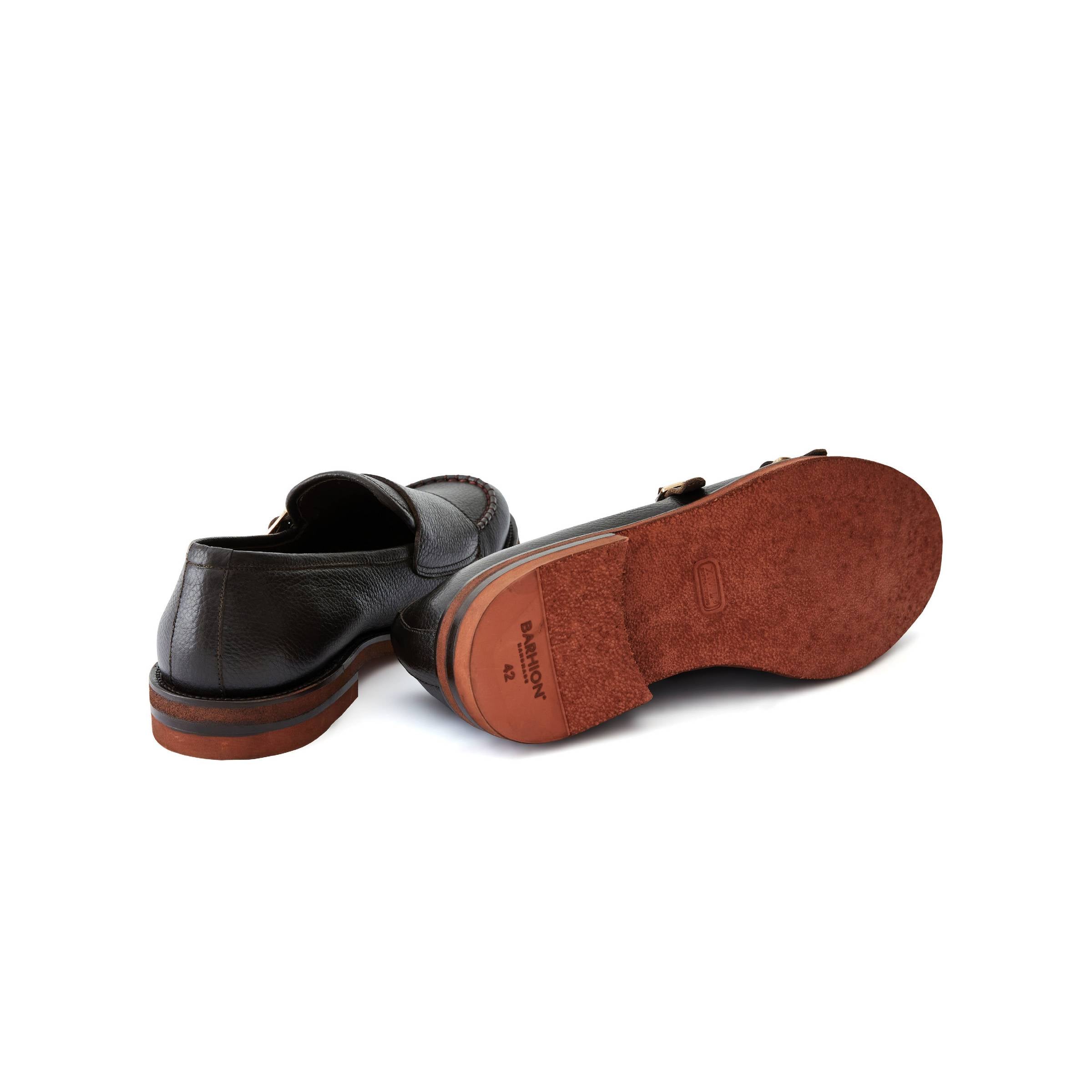 Men's Floater Leather Handmade Monk M7030 4