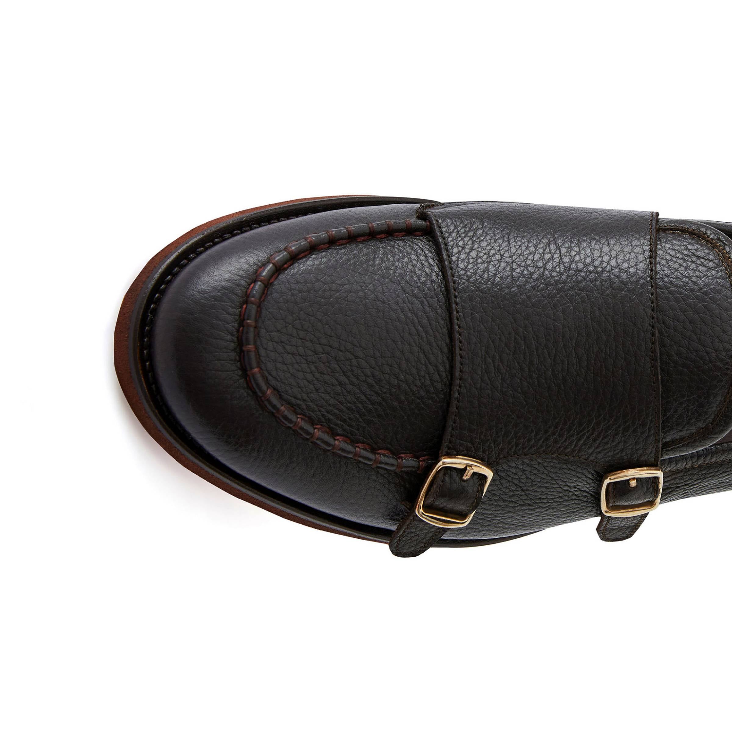 Men's Floater Leather Handmade Monk M7030 6