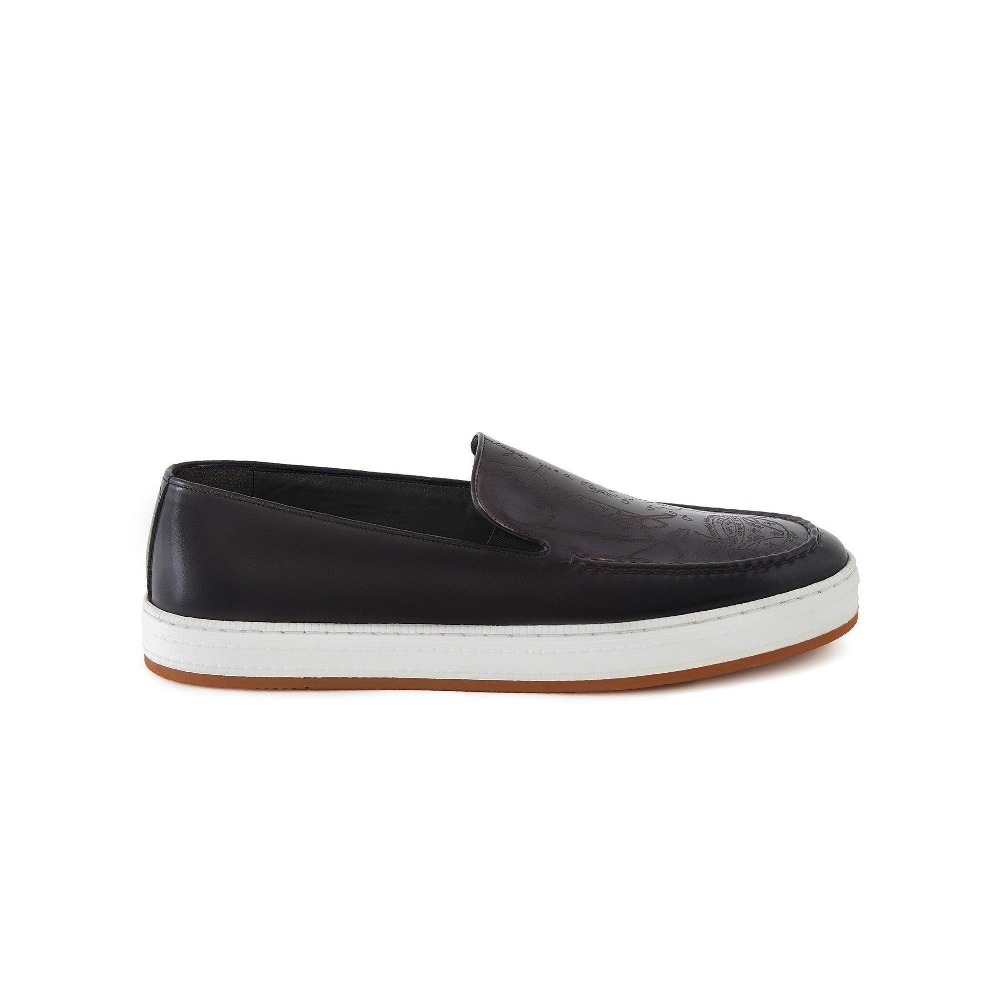 Men's Calf Leather Handmade Moccasin M7037 1