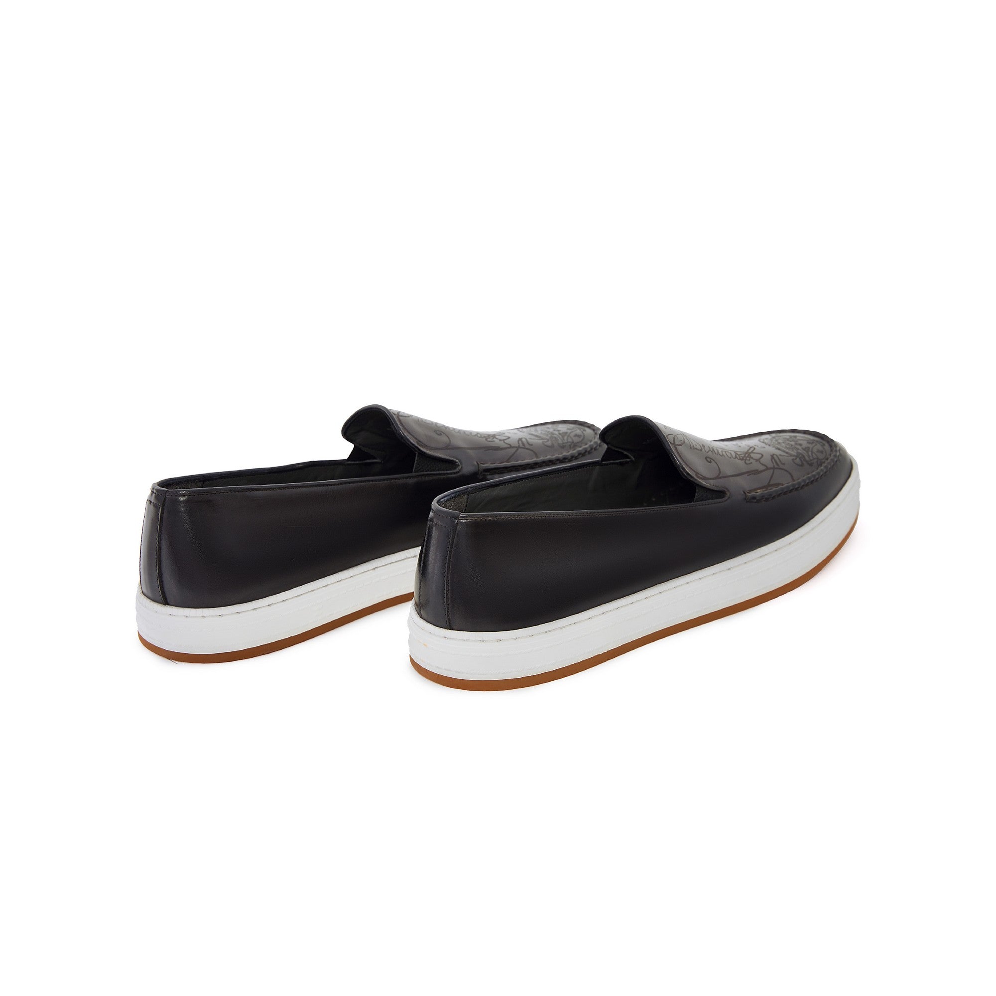 Men's Calf Leather Handmade Moccasin M7037 3