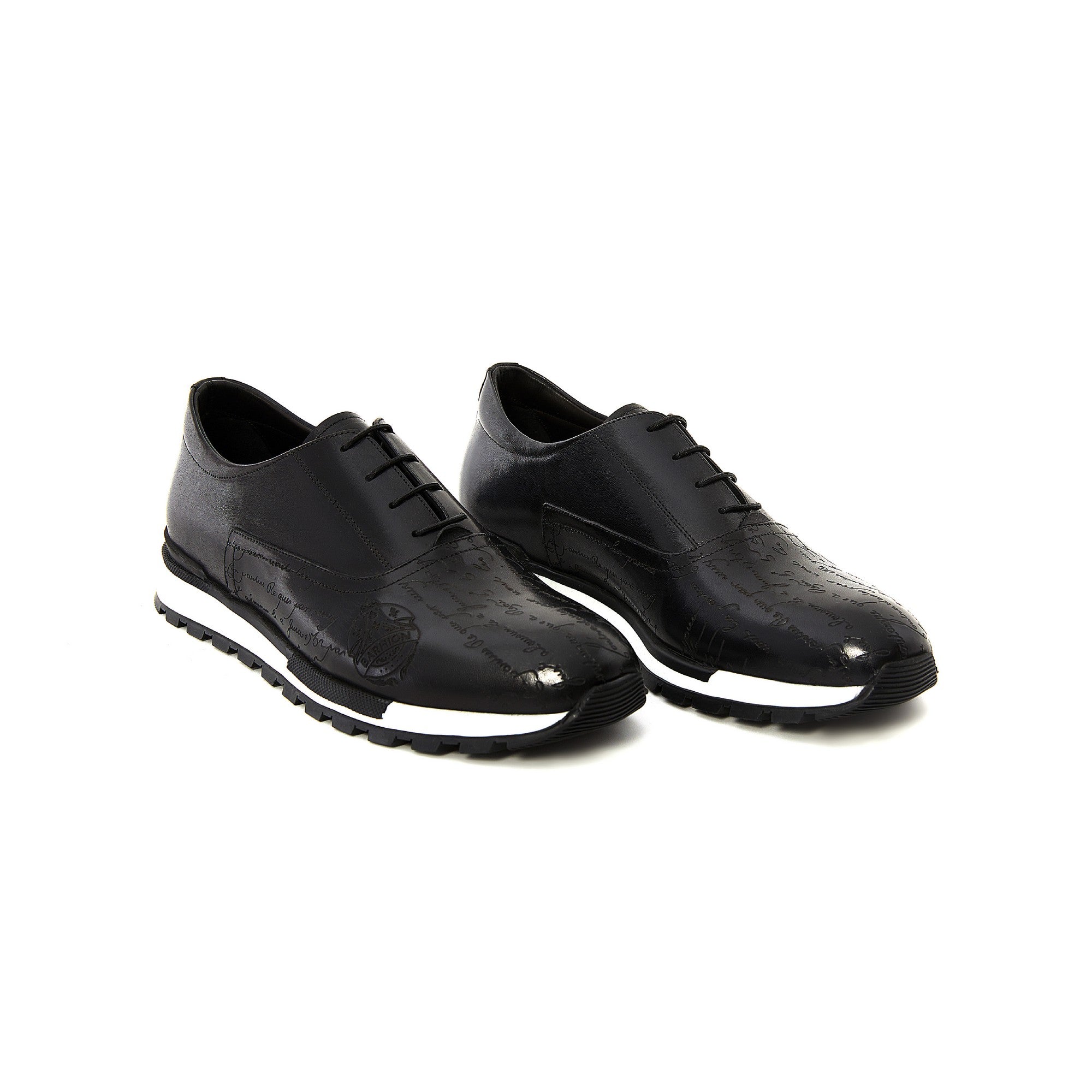 Men's Calf Leather Handmade Sneakers M8010 8