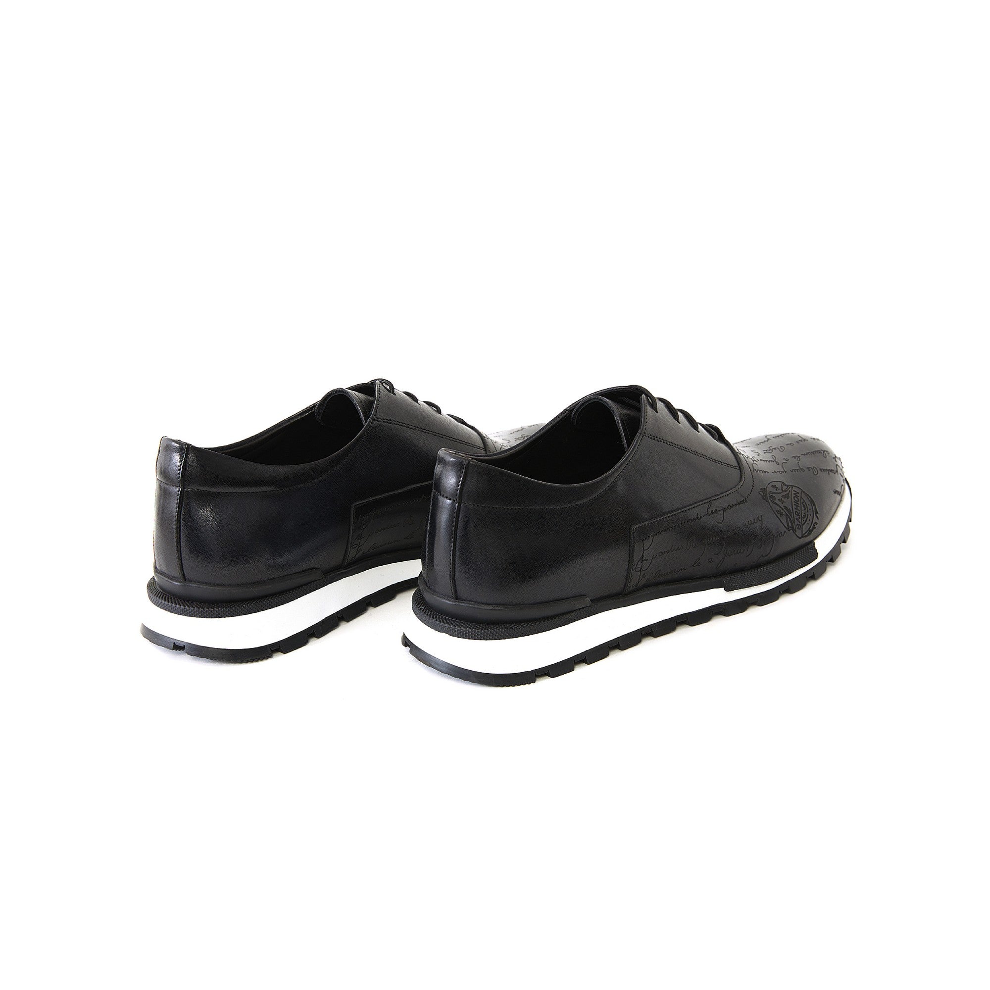 Men's Calf Leather Handmade Sneakers M8010 9