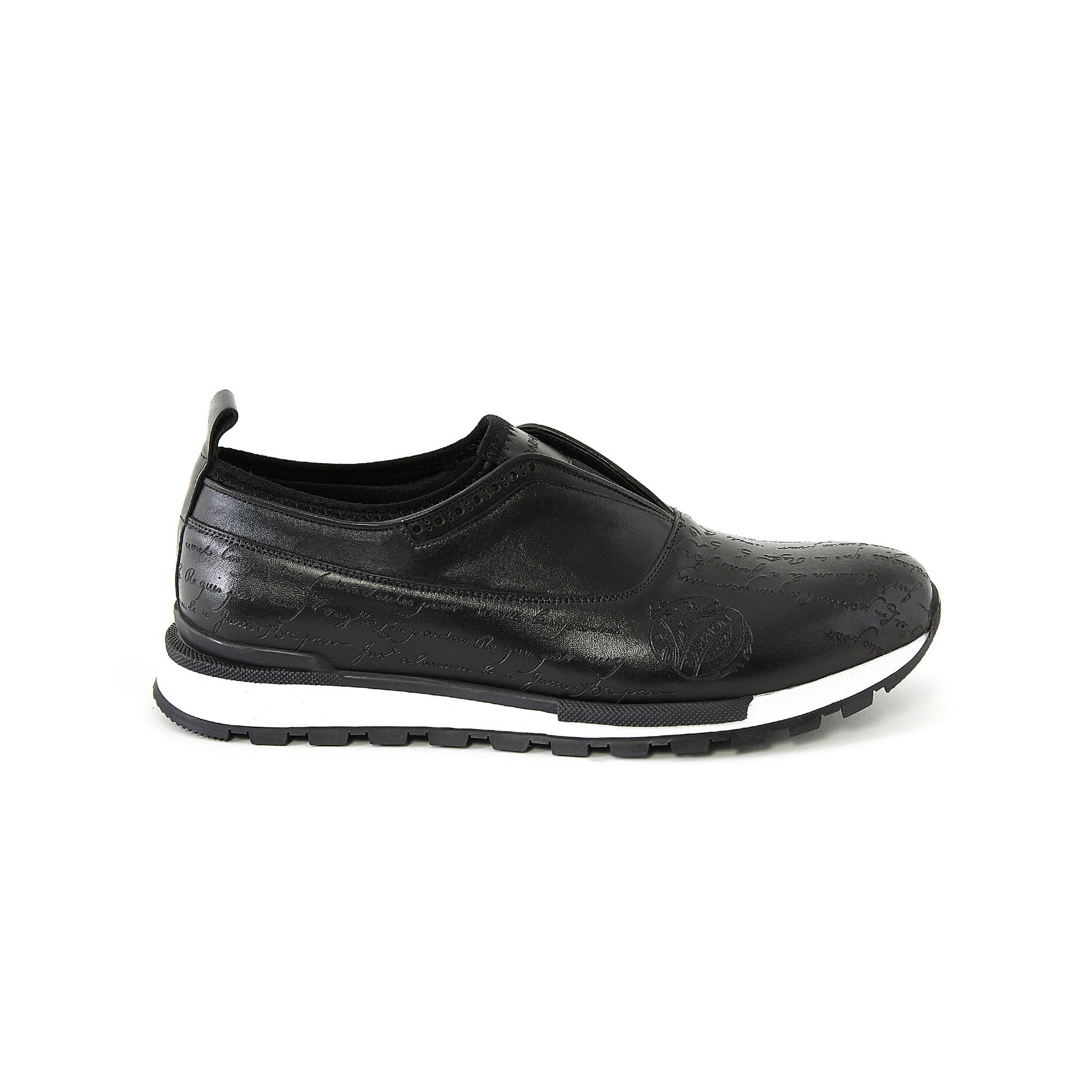 Men's Calf Leather Handmade Sneakers M8011 1