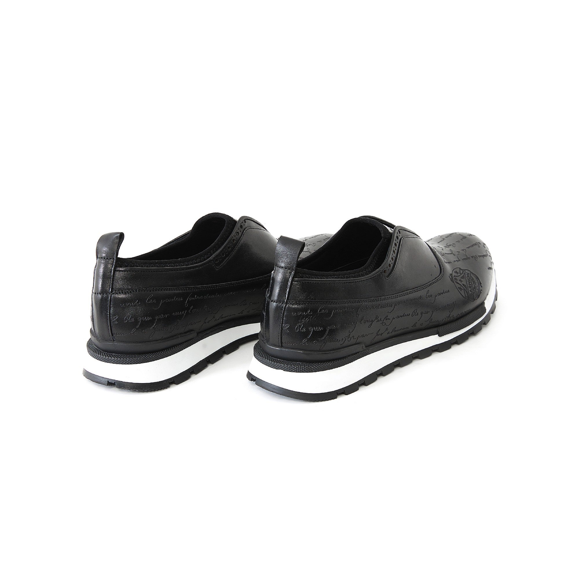 Men's Calf Leather Handmade Sneakers M8011 3