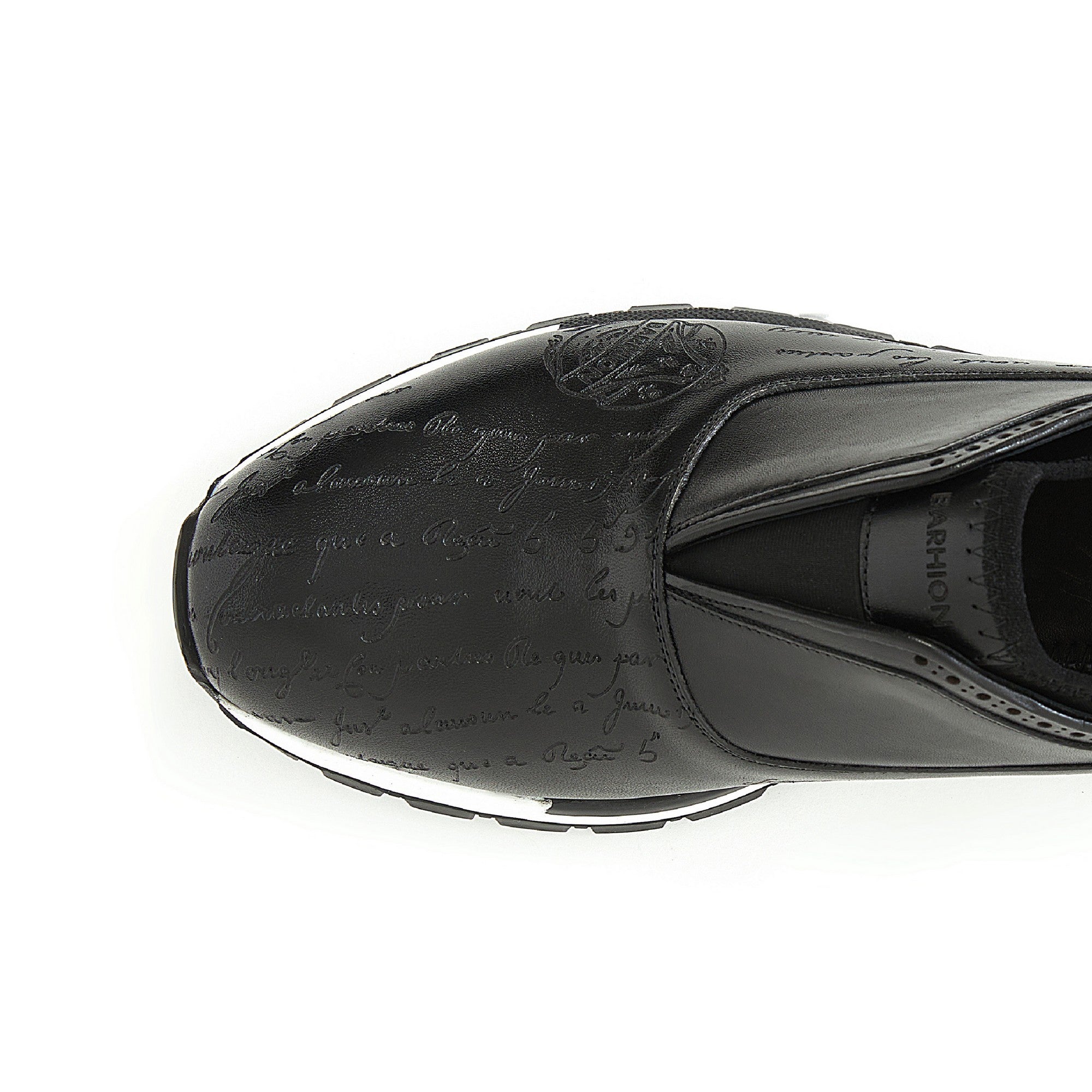 Men's Calf Leather Handmade Sneakers M8011 6
