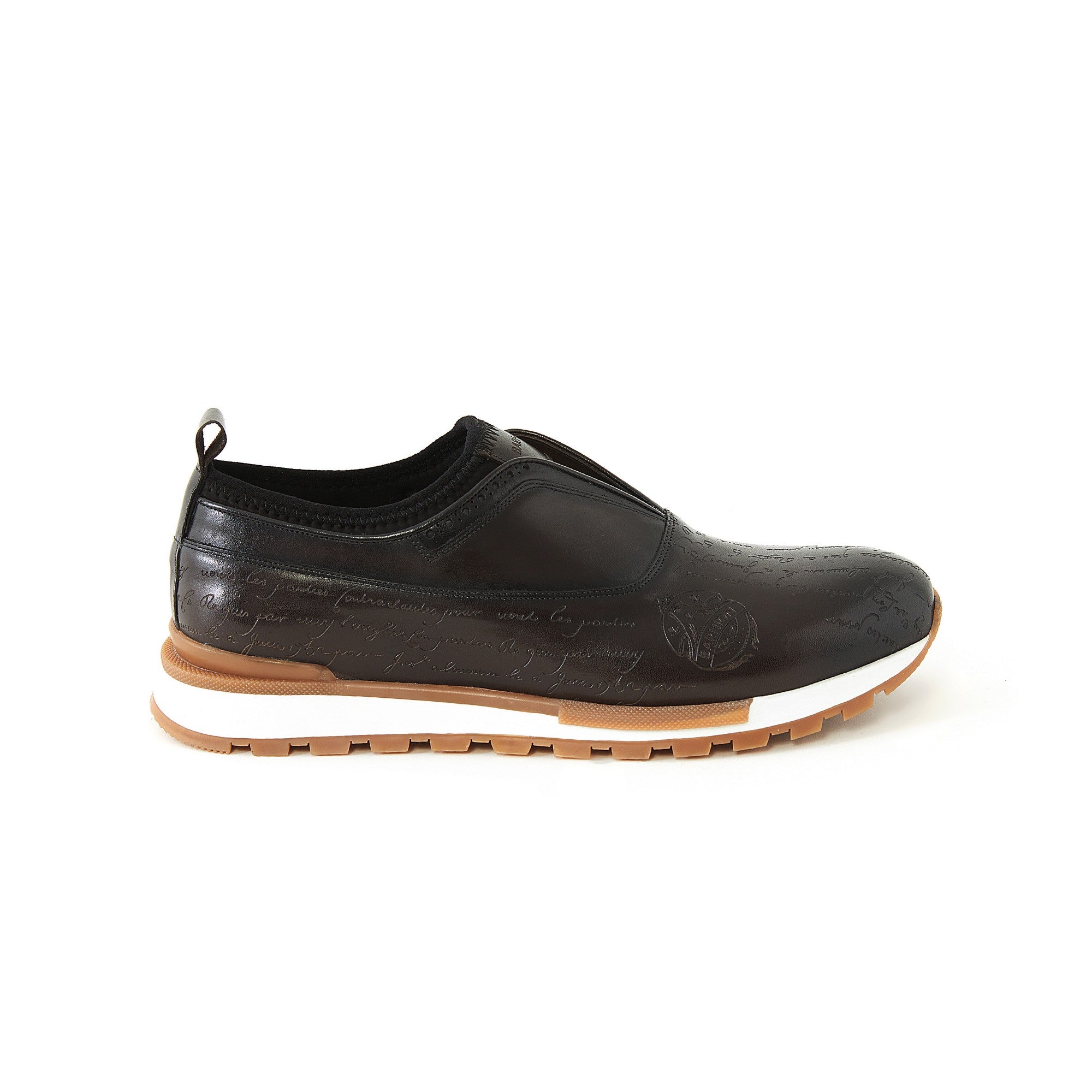 Men's Calf Leather Handmade Sneakers M8011 7