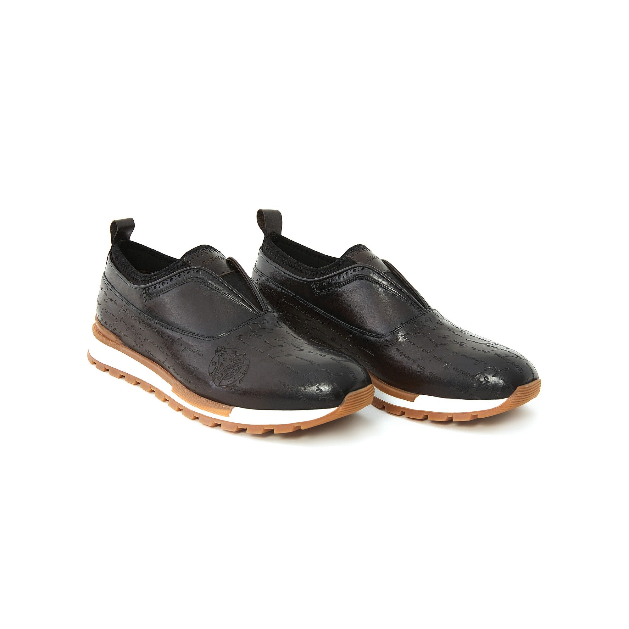 Men's Calf Leather Handmade Sneakers M8011 8
