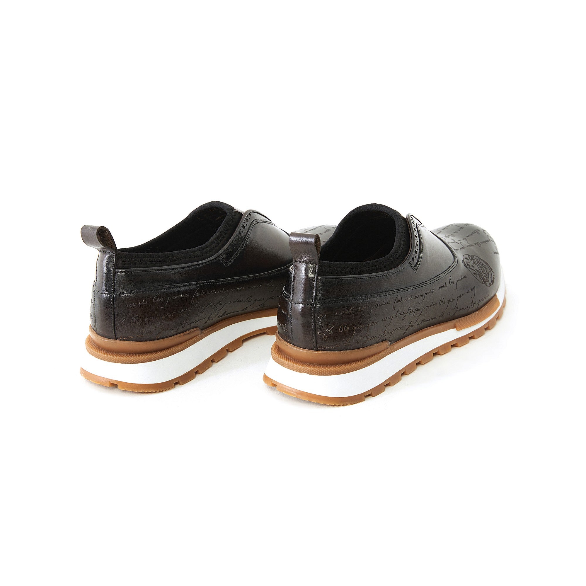Men's Calf Leather Handmade Sneakers M8011 9