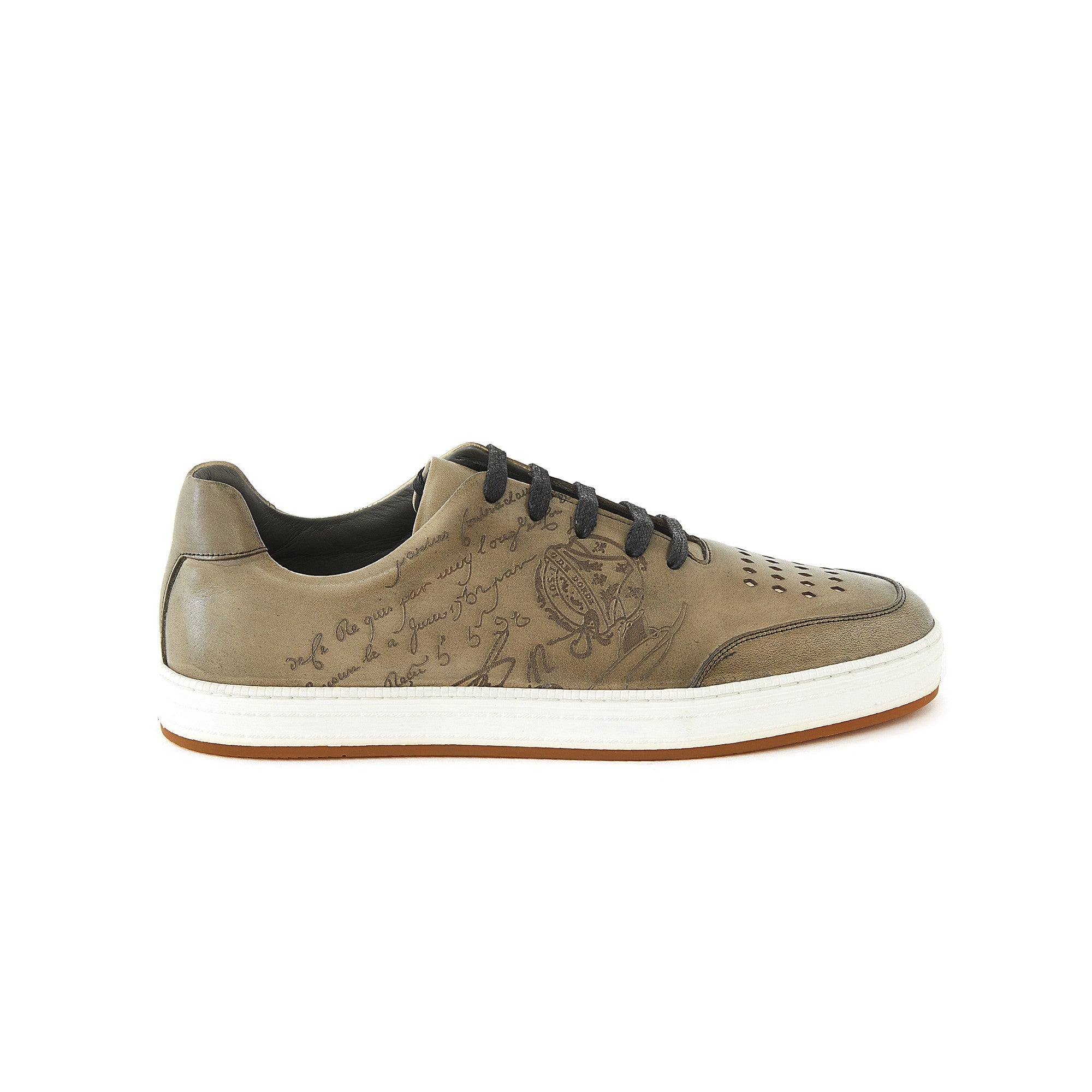 Men's Calf Leather Handmade Sport Shoes M8024 1
