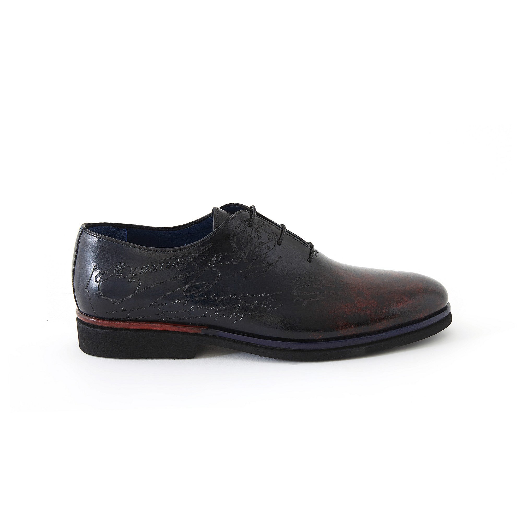Men's Calf Leather Lace Up Handmade Oxford M7041 1