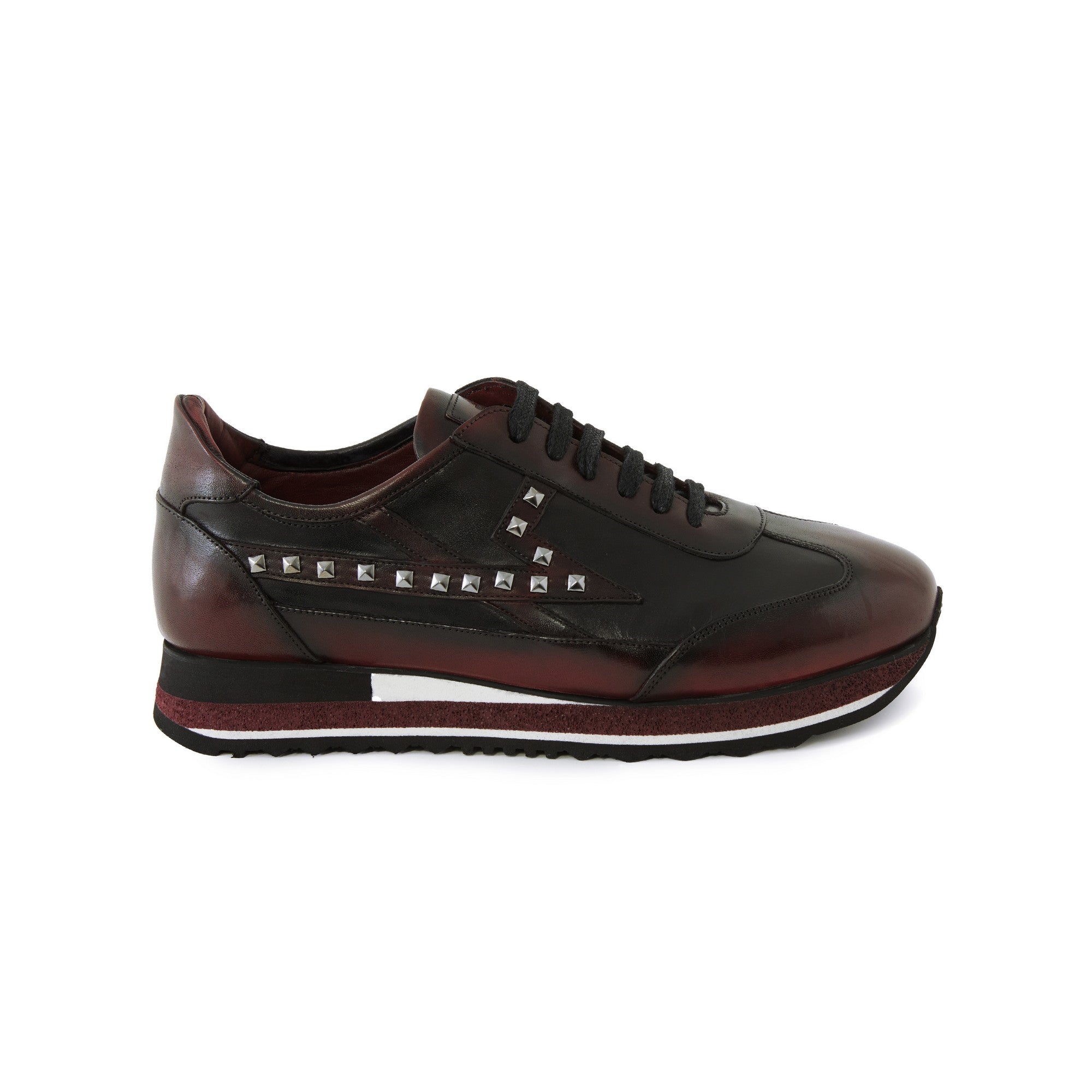 Men's Calf Leather Handmade Sport Shoes M8019 1