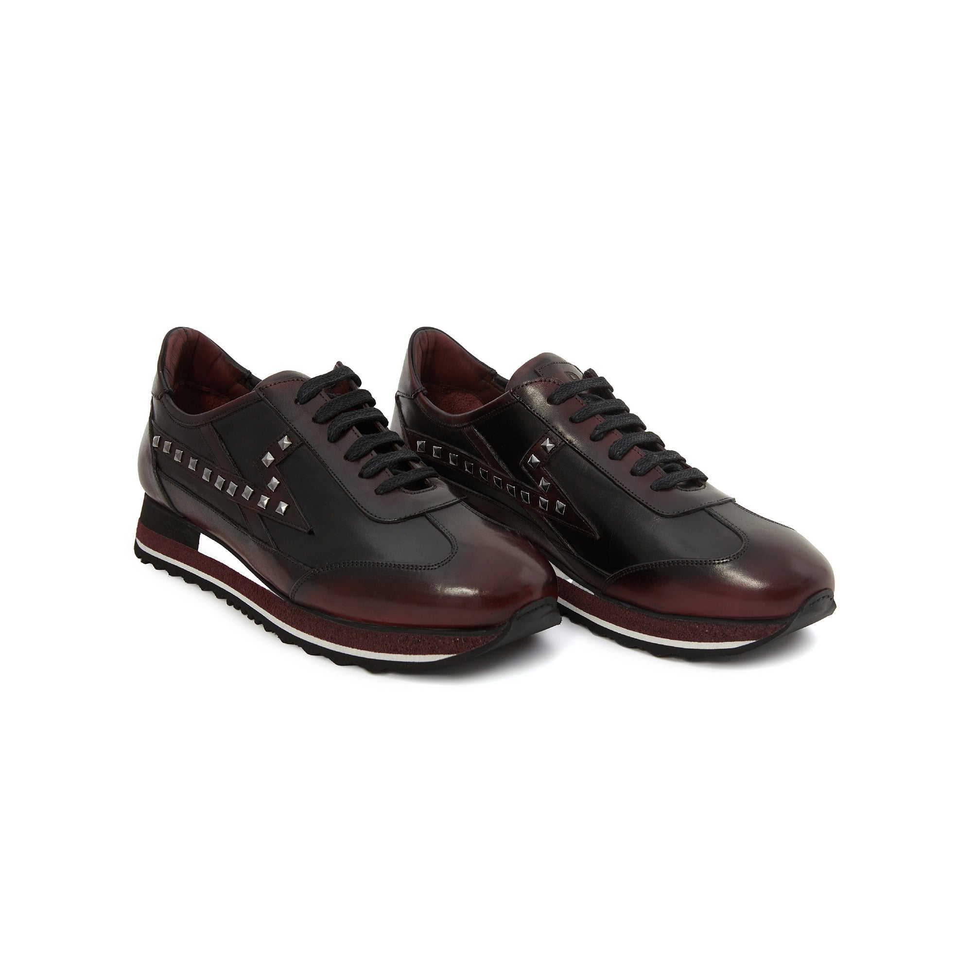 Men's Calf Leather Handmade Sport Shoes M8019 2