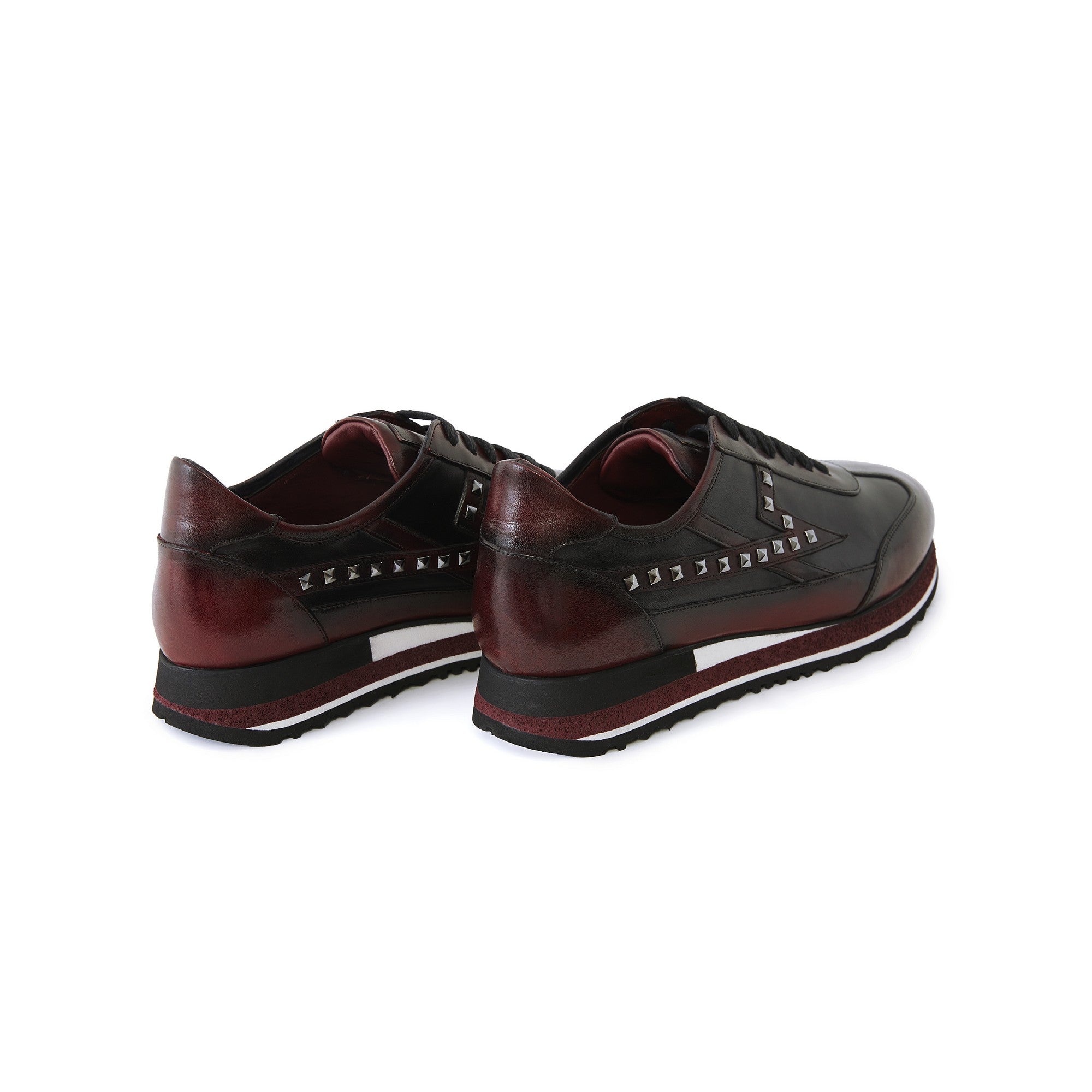 Men's Calf Leather Handmade Sport Shoes M8019 3
