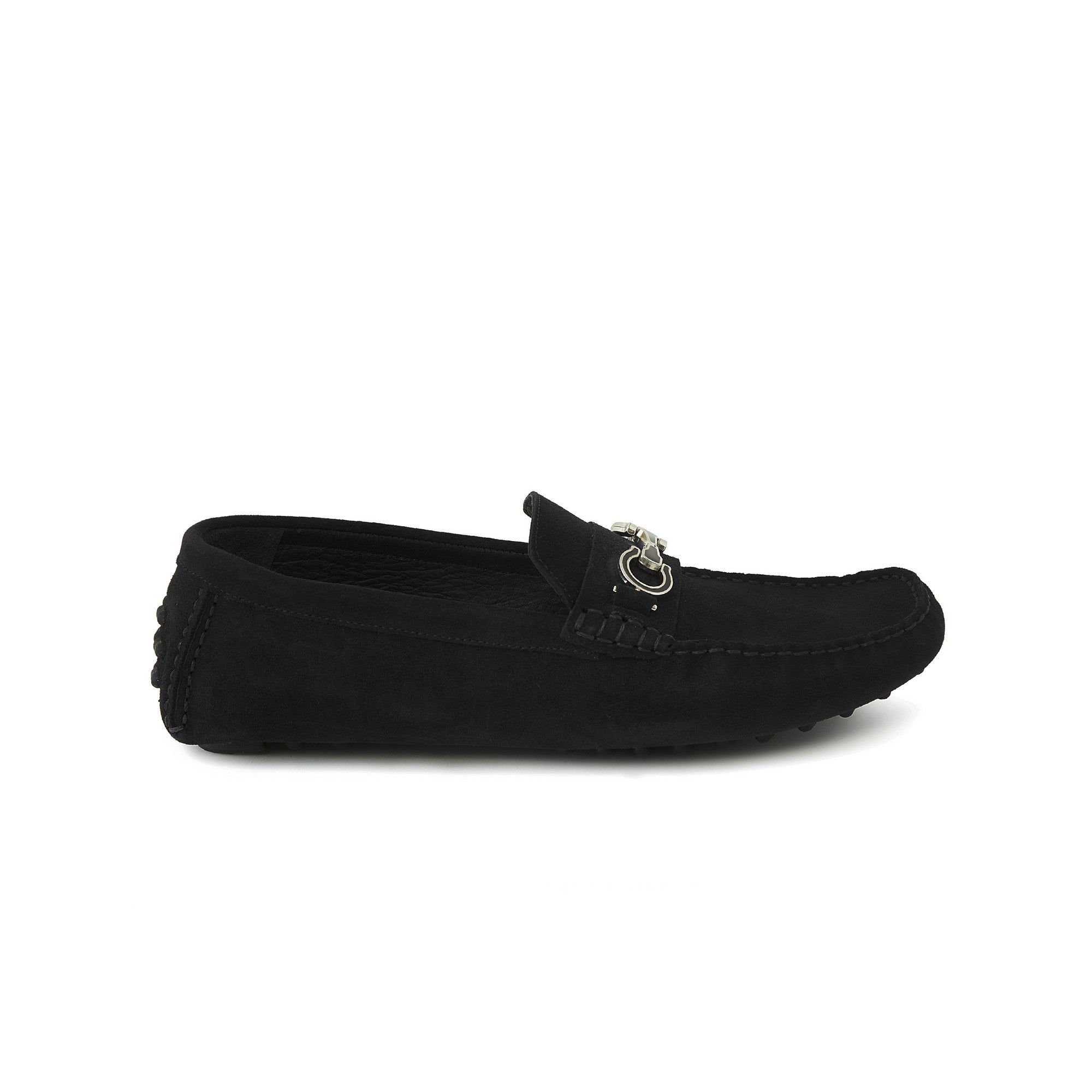 Men's Suede Calf Leather Handmade Driving Shoes M9002 1