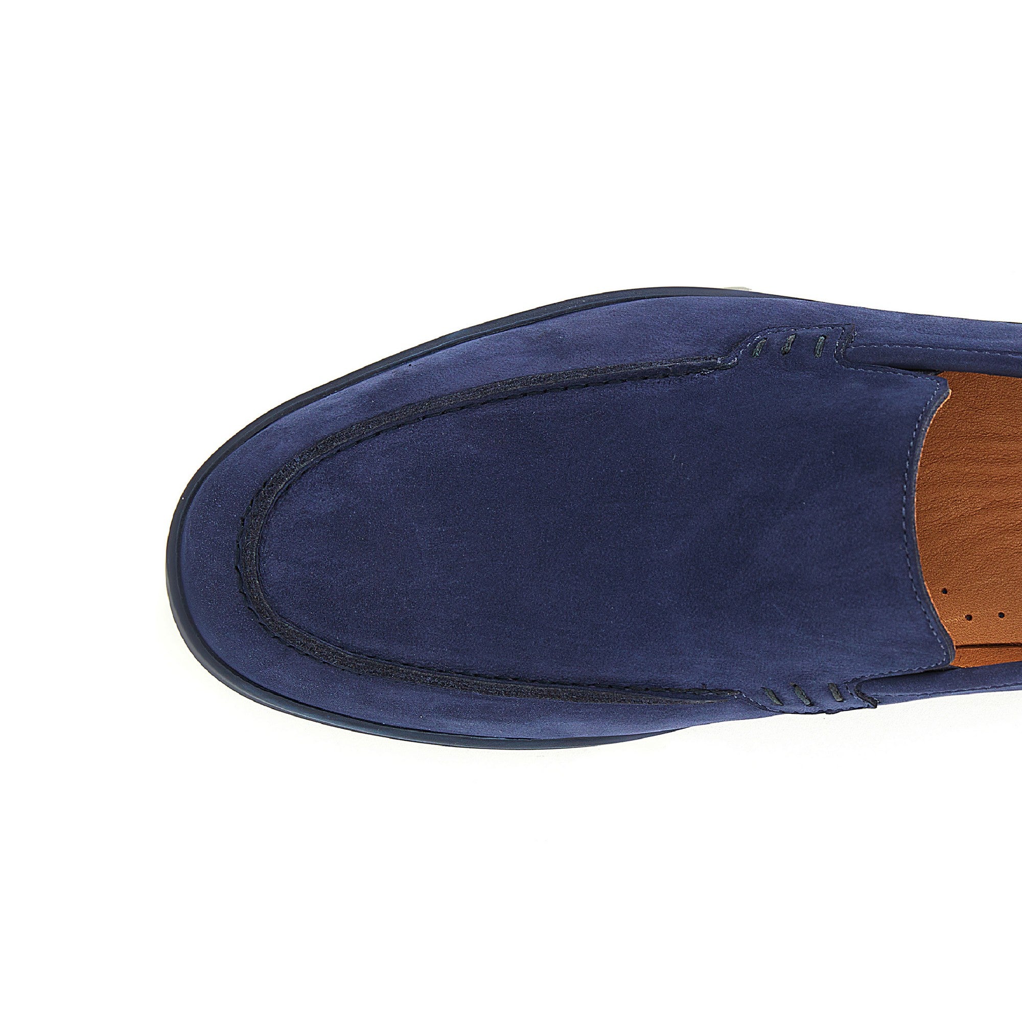 Men's Suede Calf Leather Handmade Loafer M7011 6
