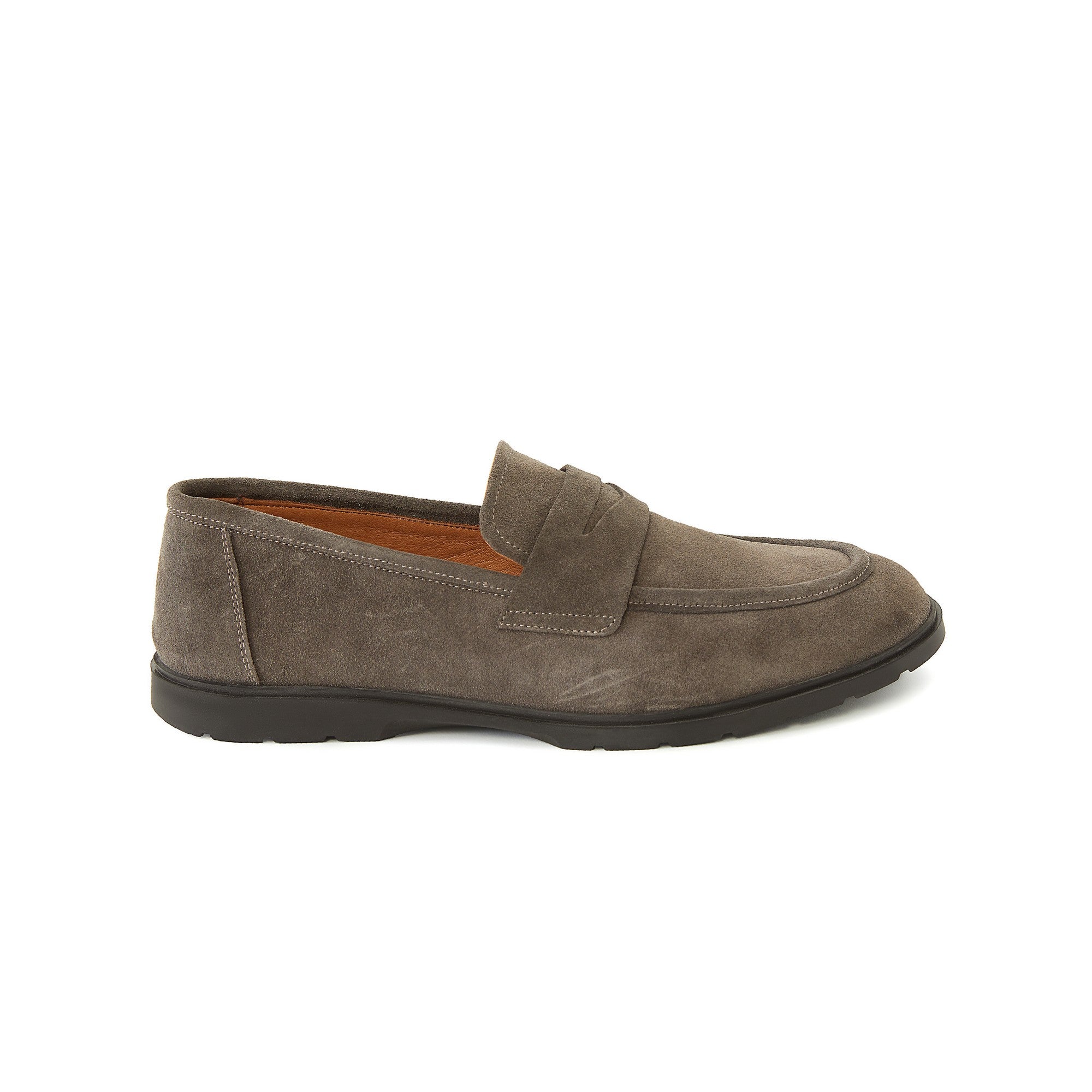Men's Suede Calf Leather Handmade Loafer M9003 1