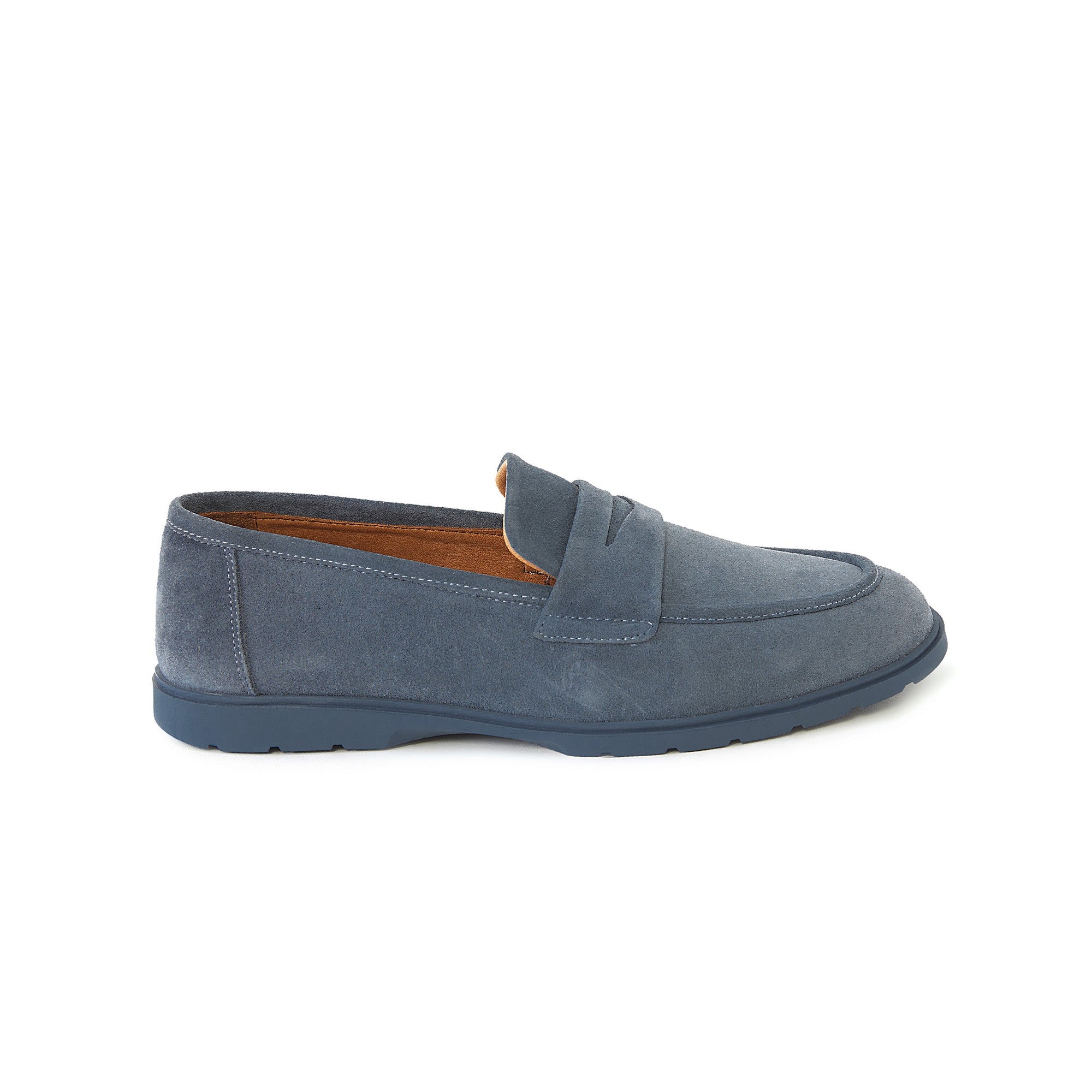Men's Suede Calf Leather Handmade Loafer M9003 7