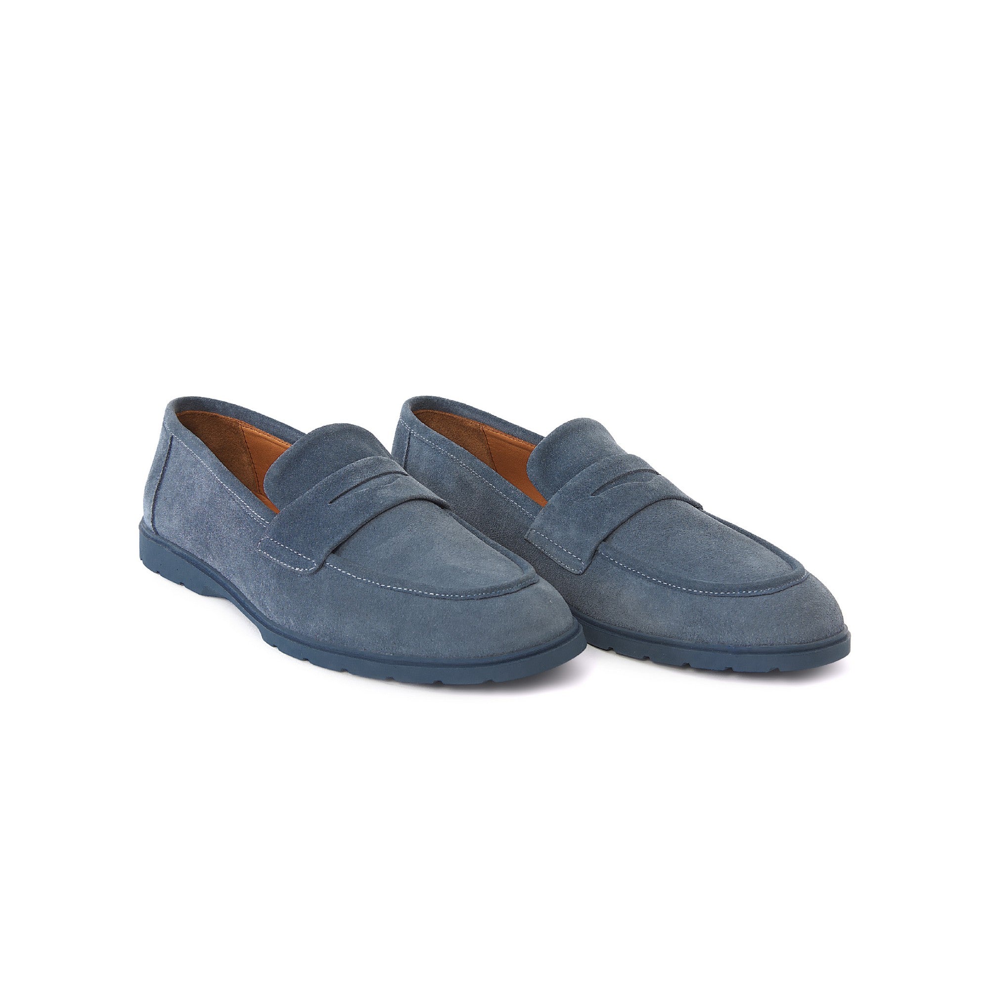 Men's Suede Calf Leather Handmade Loafer M9003 8