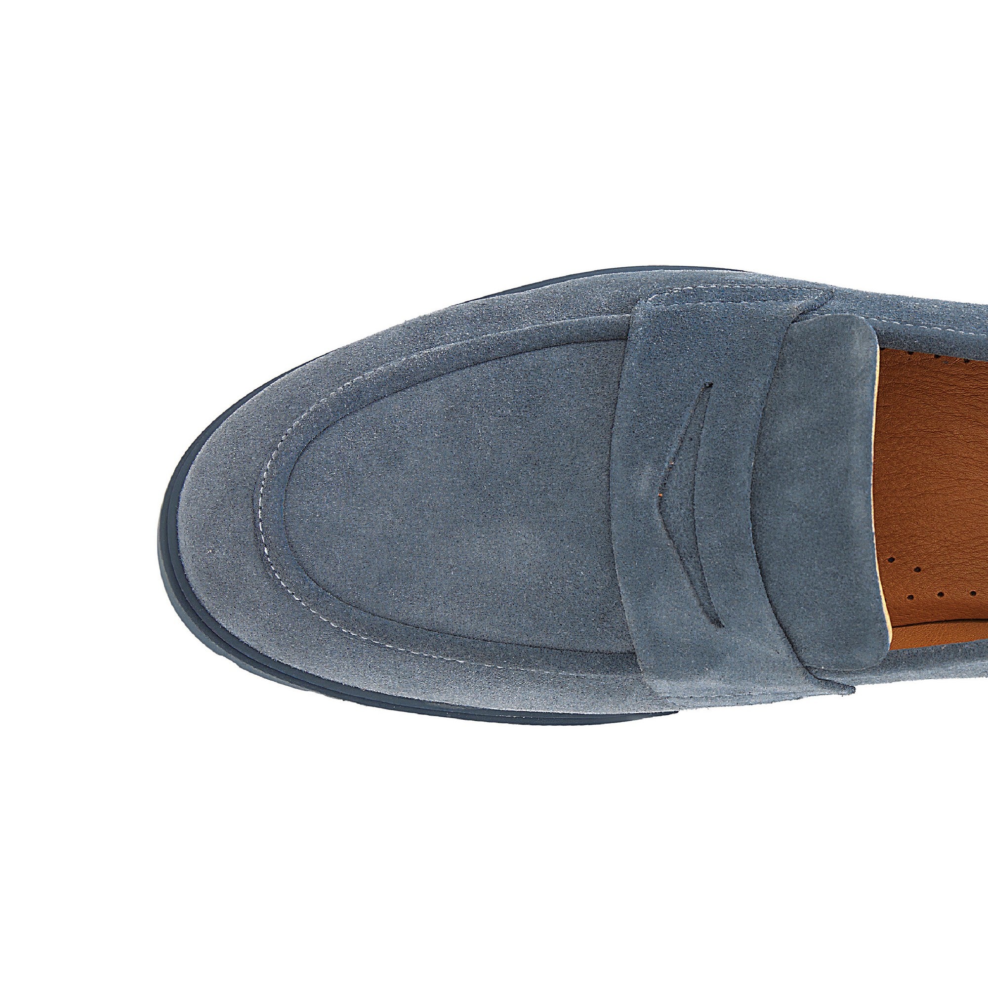 Men's Suede Calf Leather Handmade Loafer M9003 12