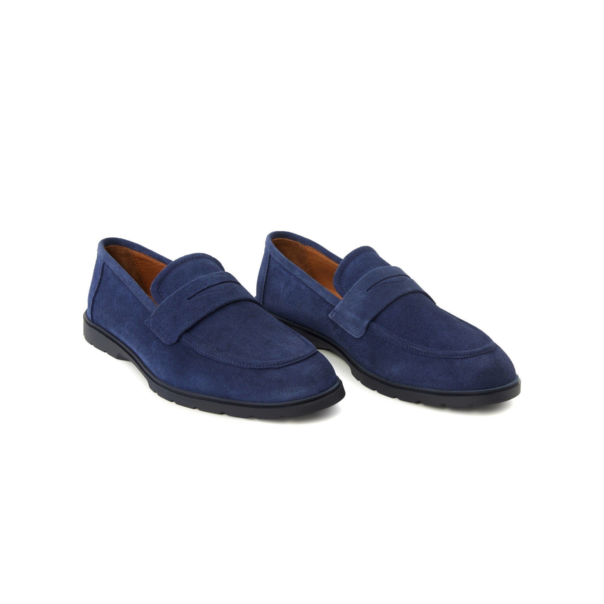 Men's Suede Calf Leather Handmade Loafer M9003 14
