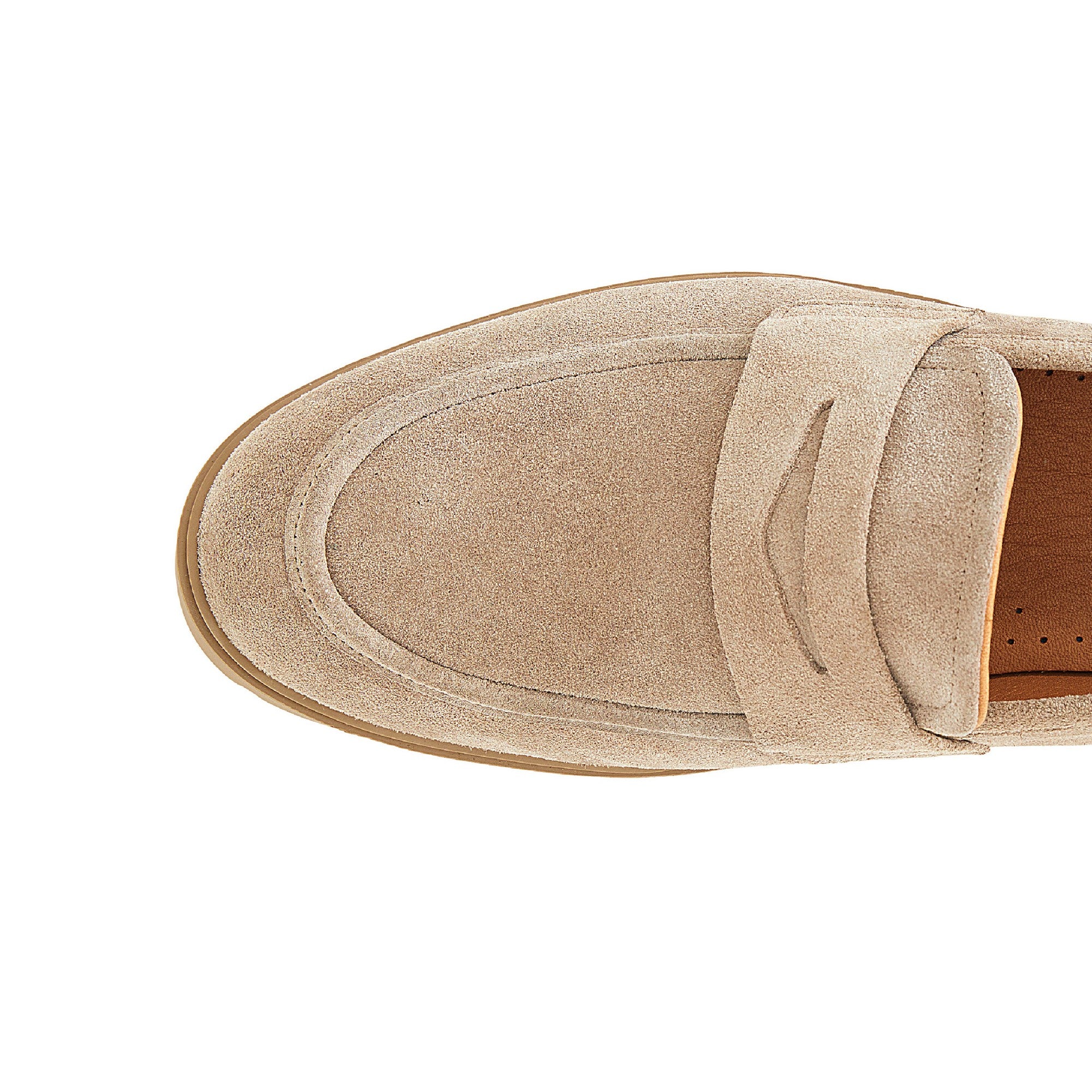 Men's Suede Calf Leather Handmade Loafer M9003 24