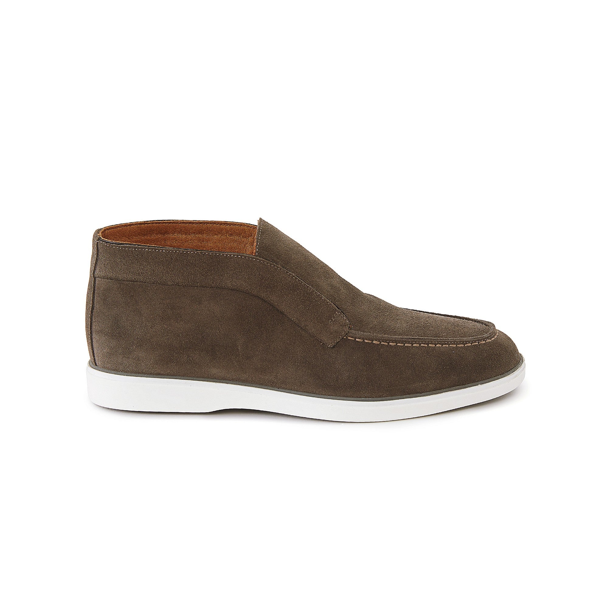 Men's Suede Calf Leather Open Walk Handmade Chukka Boots M9000 1