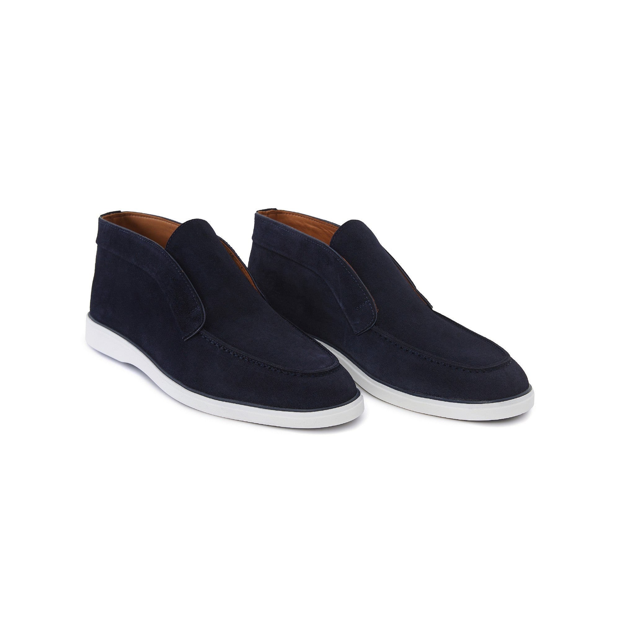 Men's Suede Calf Leather Open Walk Handmade Chukka Boots M9000 8