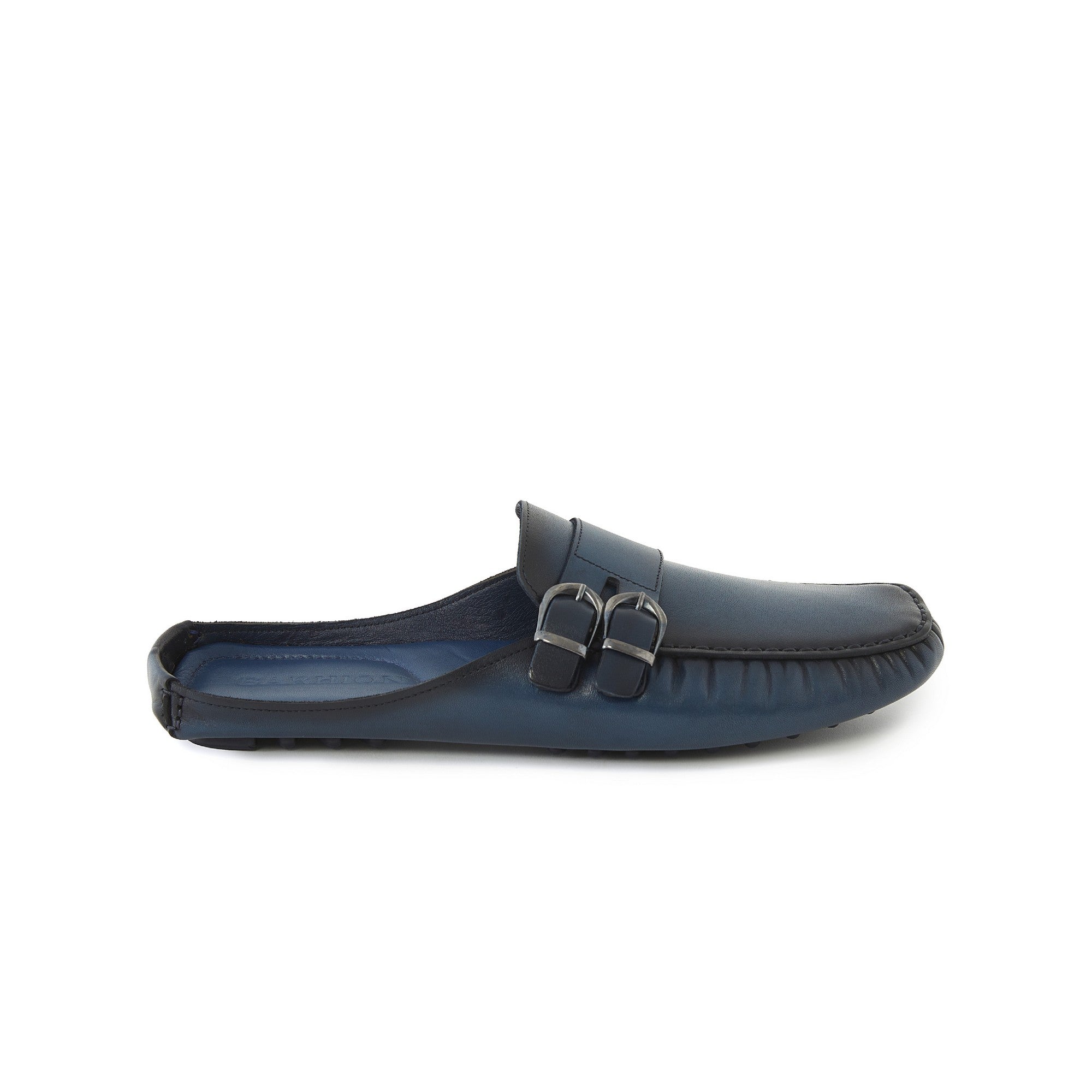Men's Calf Leather Handmade Driving Shoes M11000 1