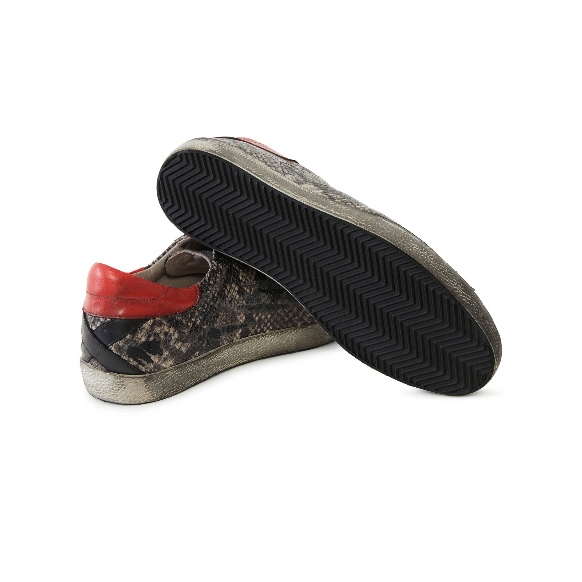 Men's Suede Calf Leather Handmade Sport Shoes M8035 4