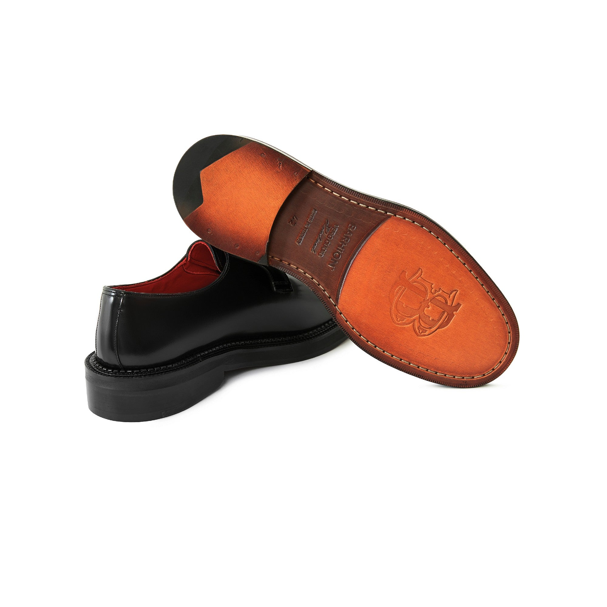 Men's Calf Leather Handmade Derby M7043 4