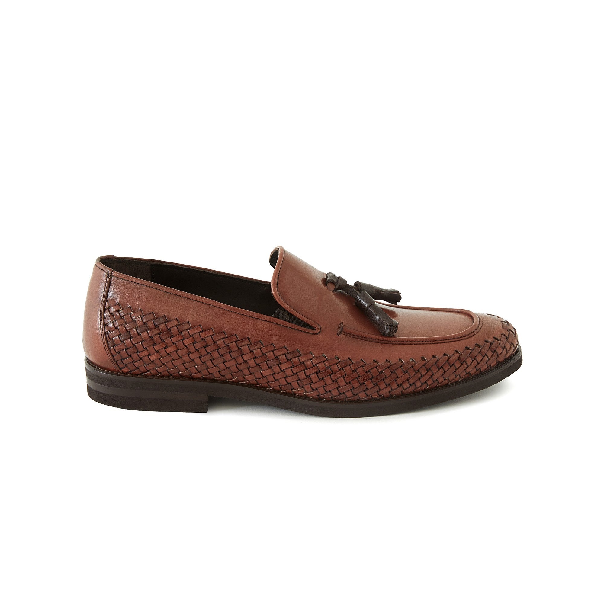 Men's Calf Leather Handmade Moccasin M7045 1