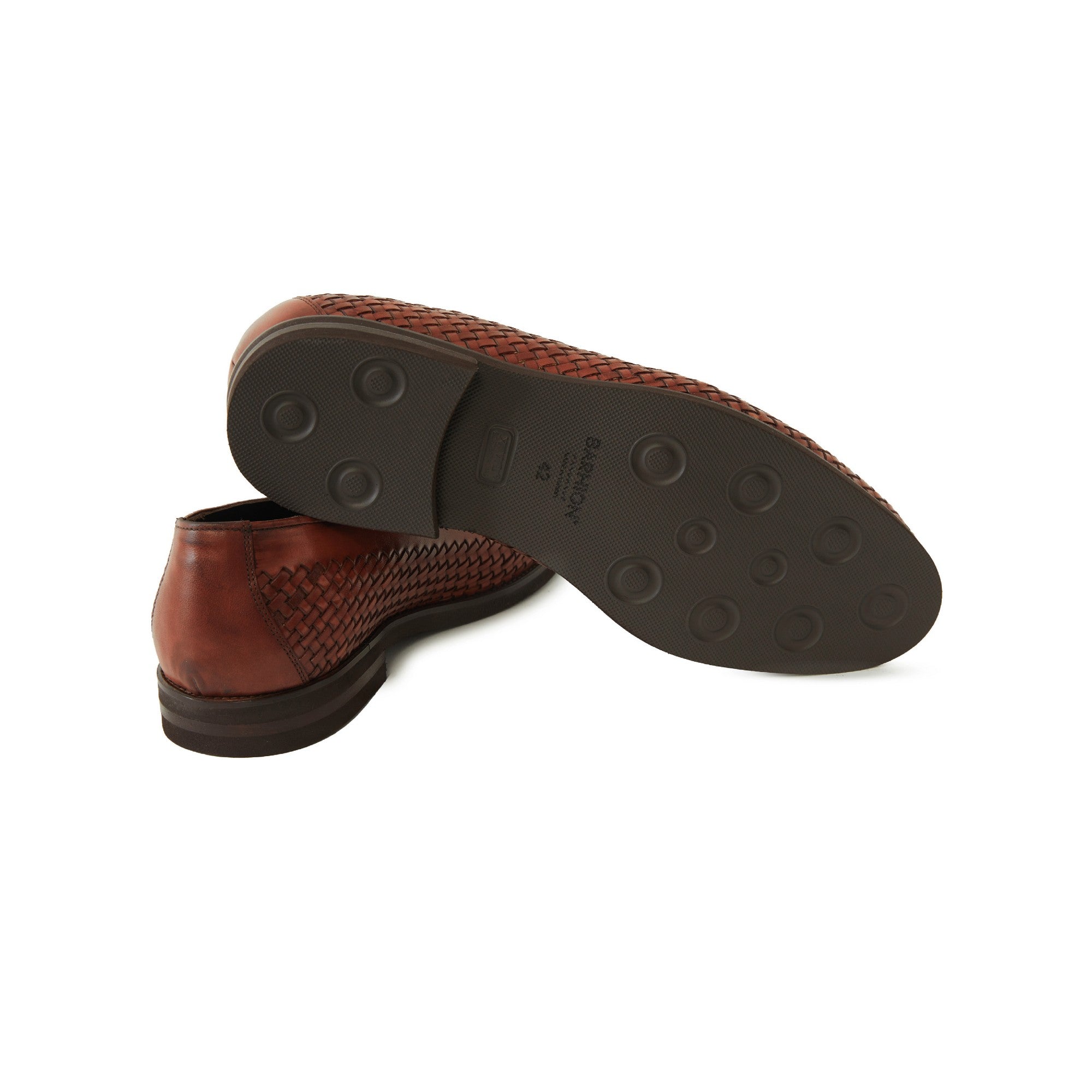 Men's Calf Leather Handmade Moccasin M7045 4