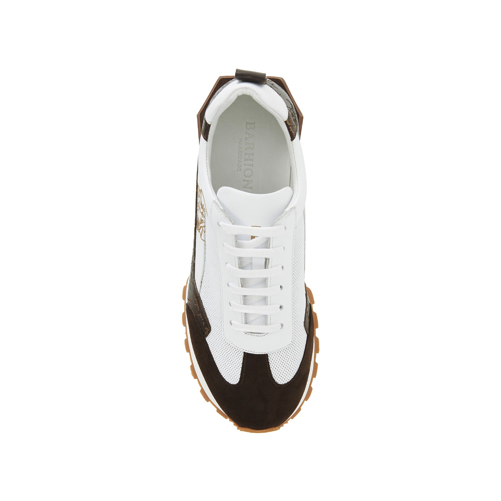 Men's Calf Leather Handmade Sneakers M8022 5