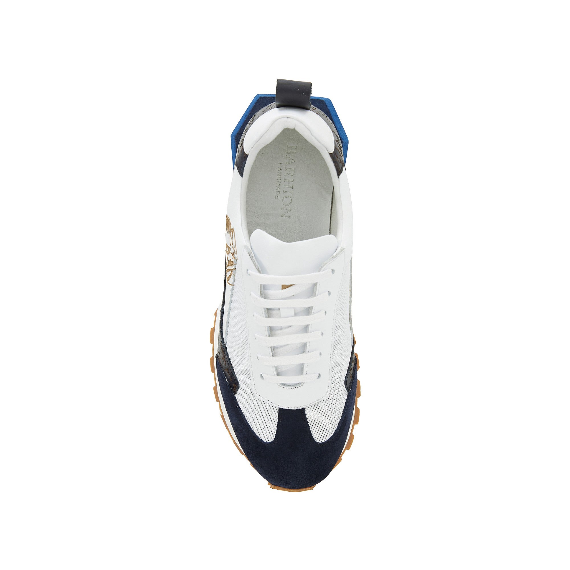 Men's Calf Leather Handmade Sneakers M8022 11