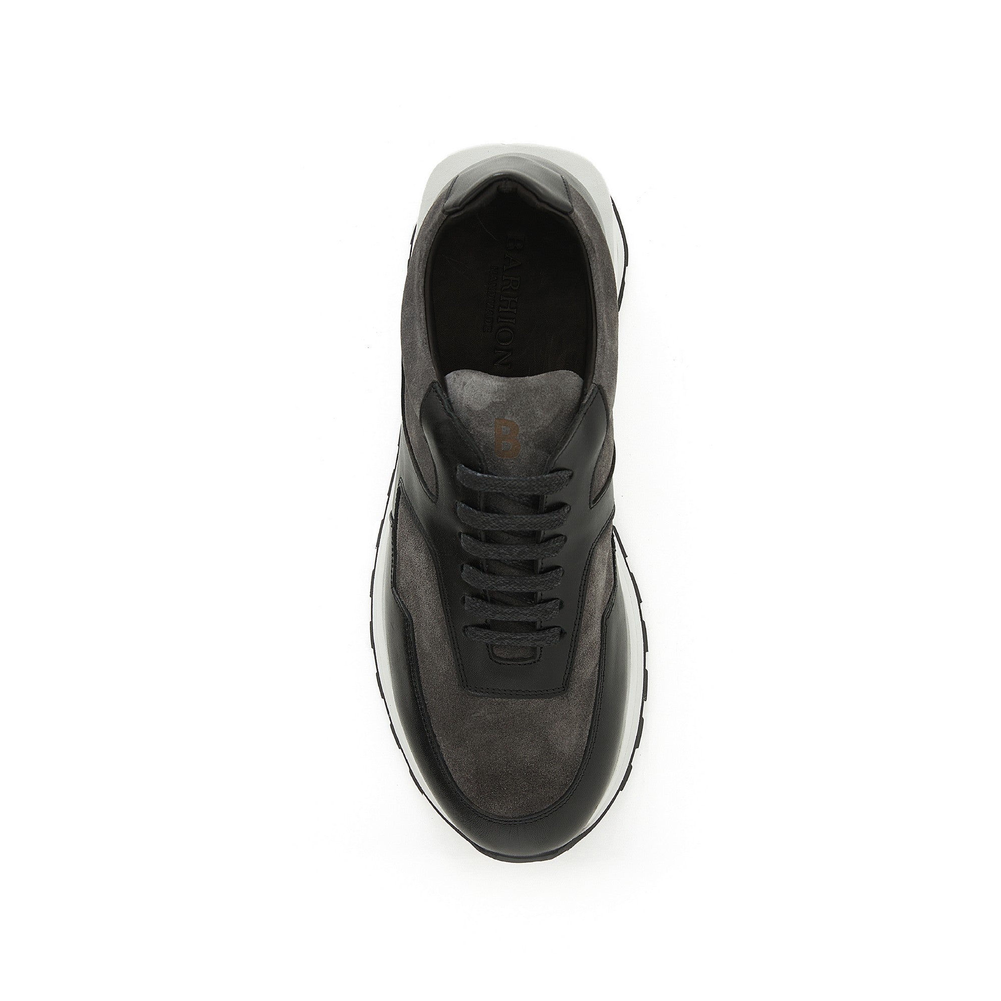 Men's Suede Calf Leather Handmade Sneakers M8017 5
